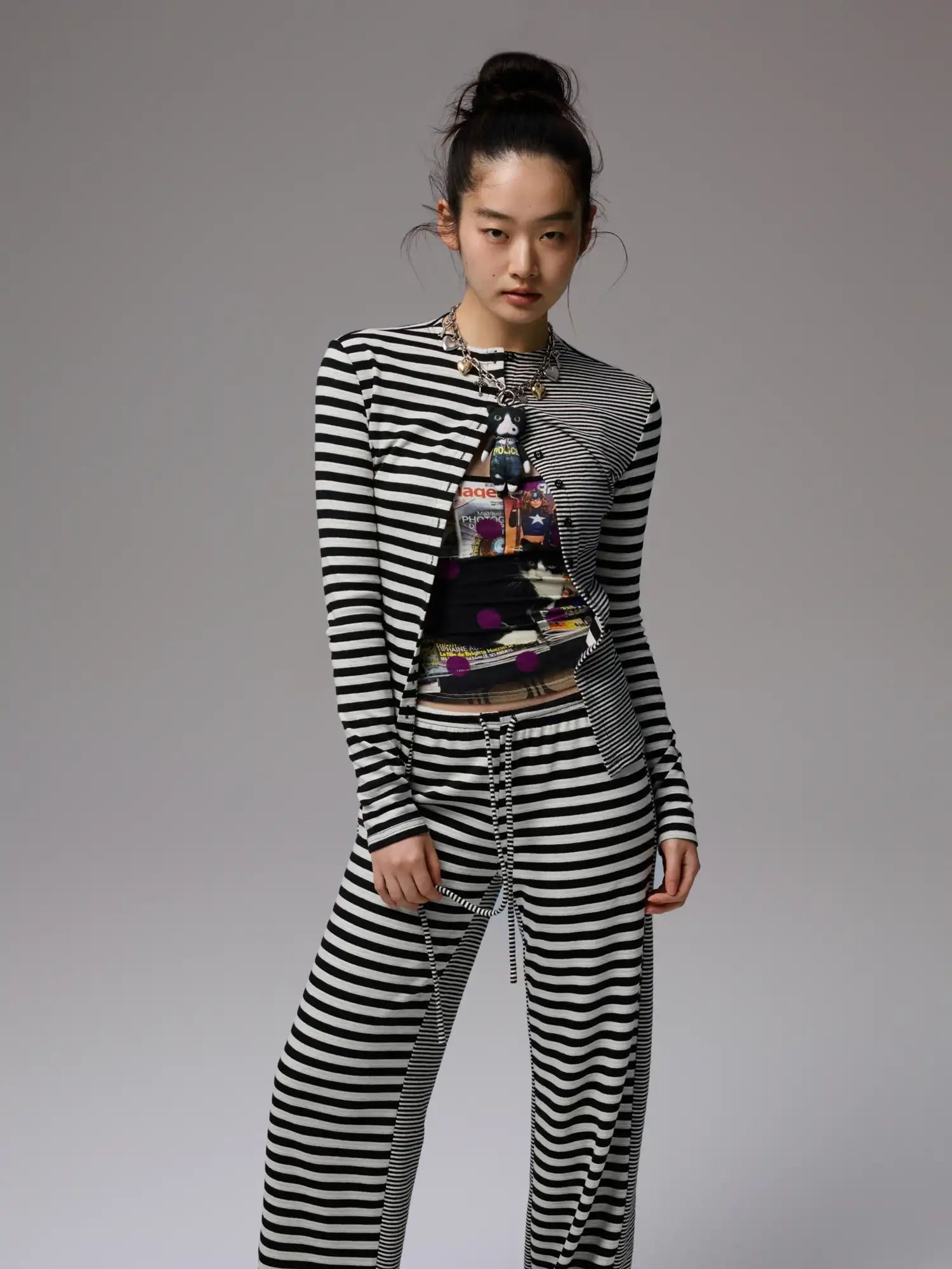 1Jinn Studio Reversible Stripe Cardigan | Canton Collective