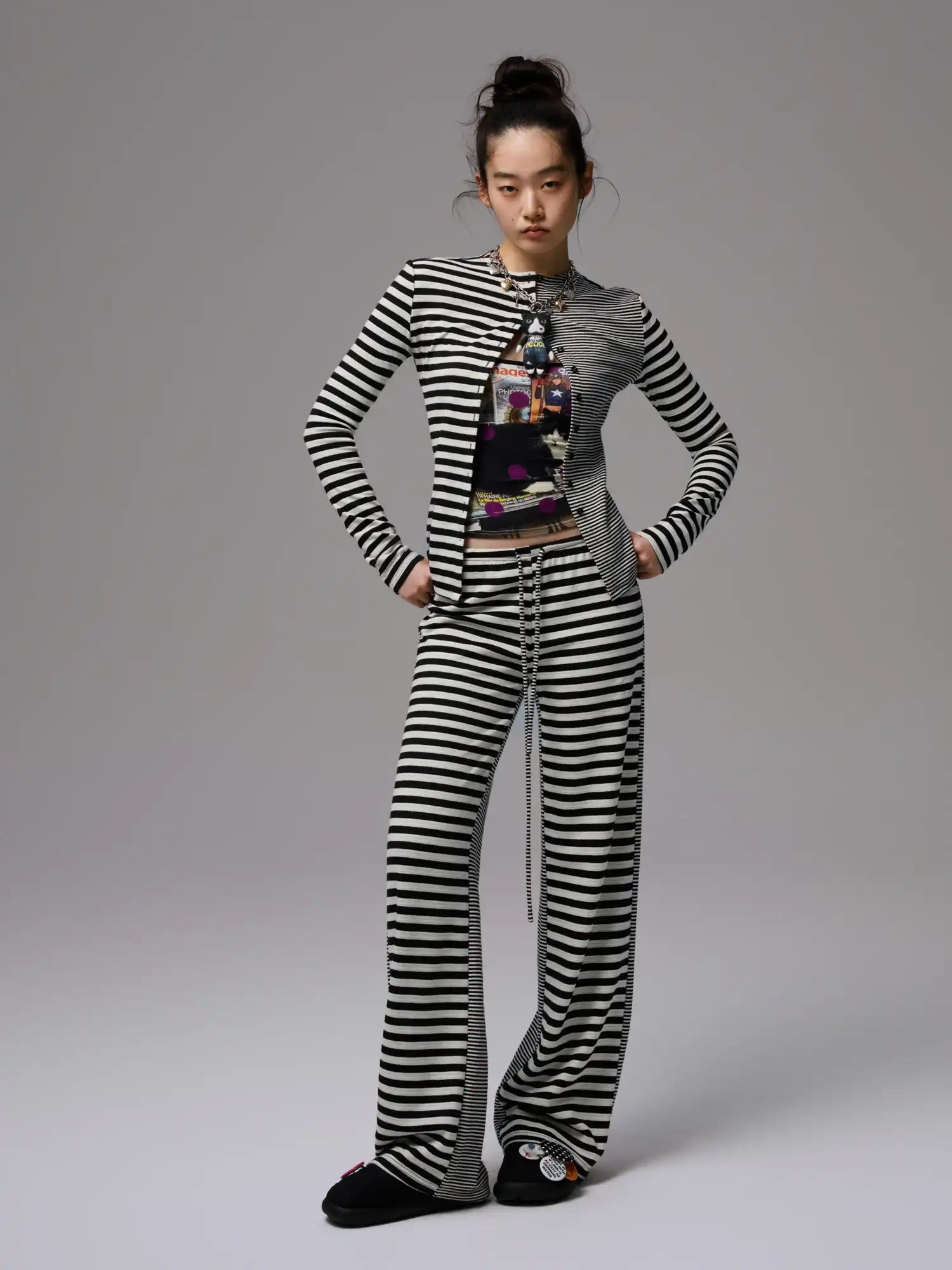 1Jinn Studio Reversible Stripe Cardigan | Canton Collective