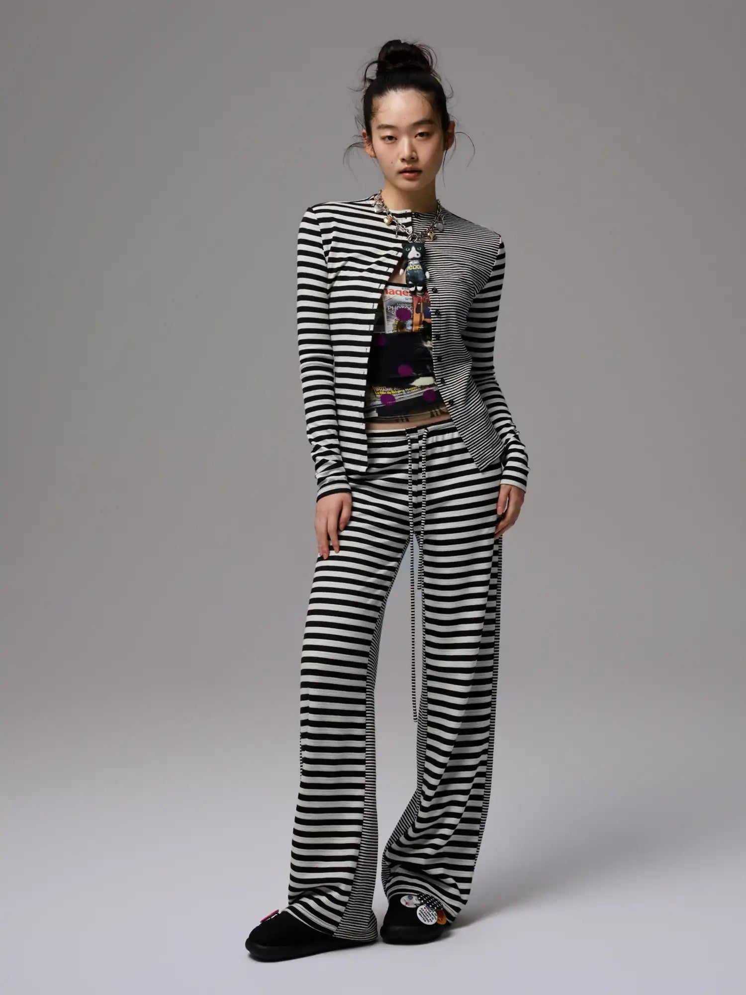 1Jinn Studio Reversible Stripe Cardigan | Canton Collective