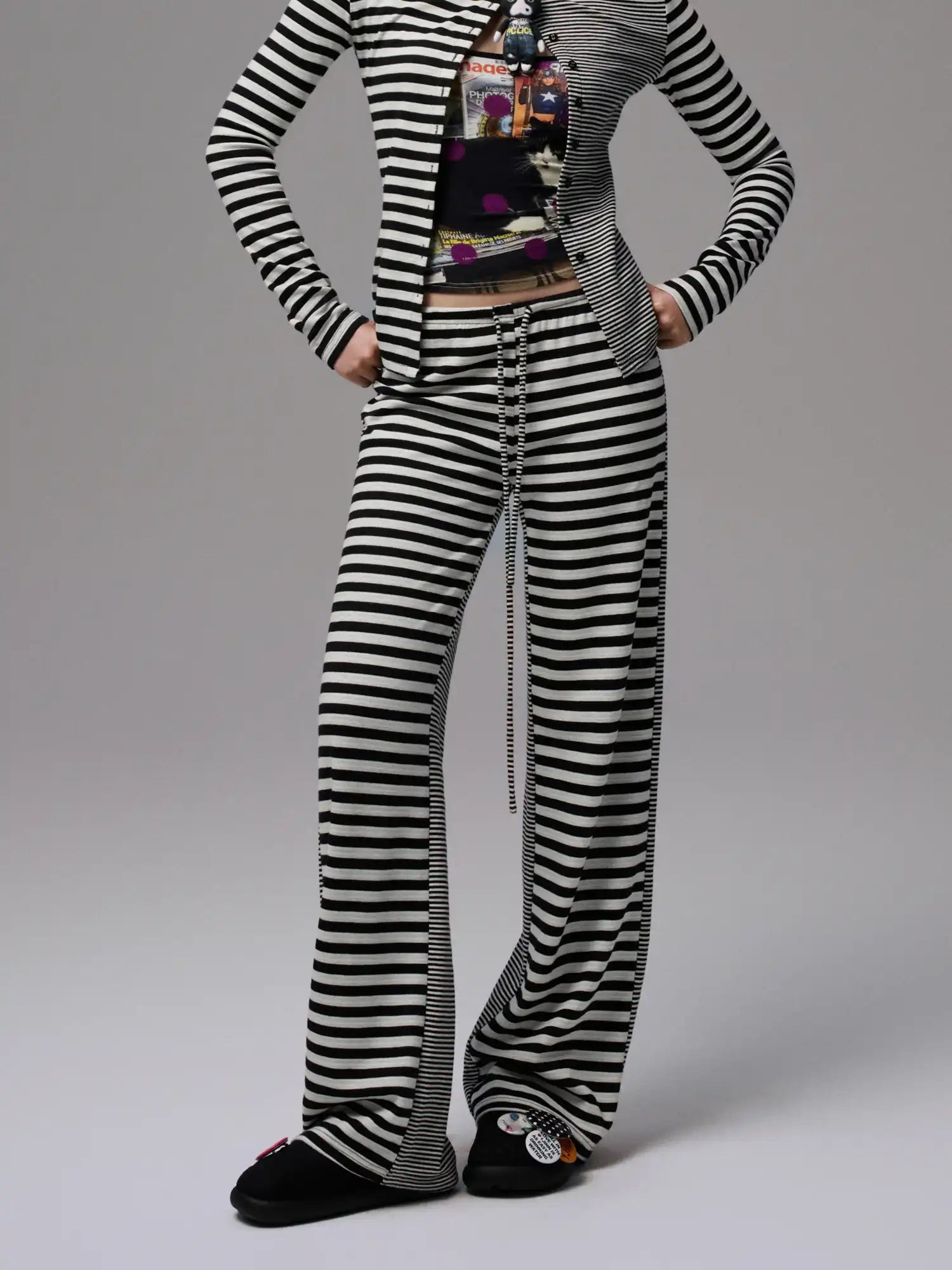 1Jinn Studio Reversible Stripe Long Pant | Canton Collective