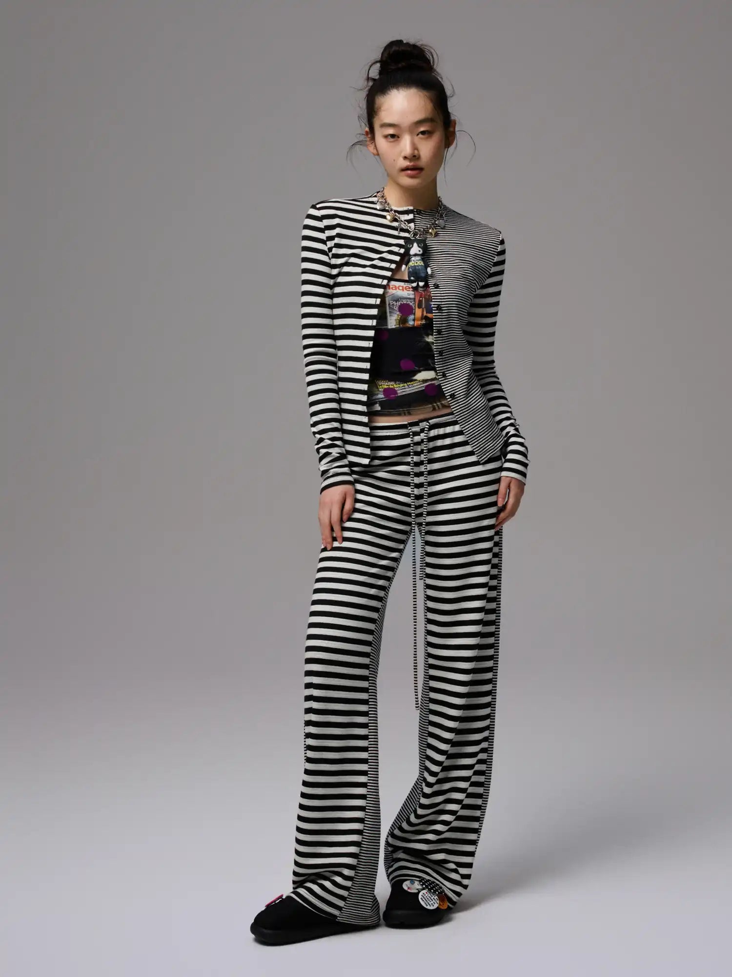 1Jinn Studio Reversible Stripe Long Pant | Canton Collective