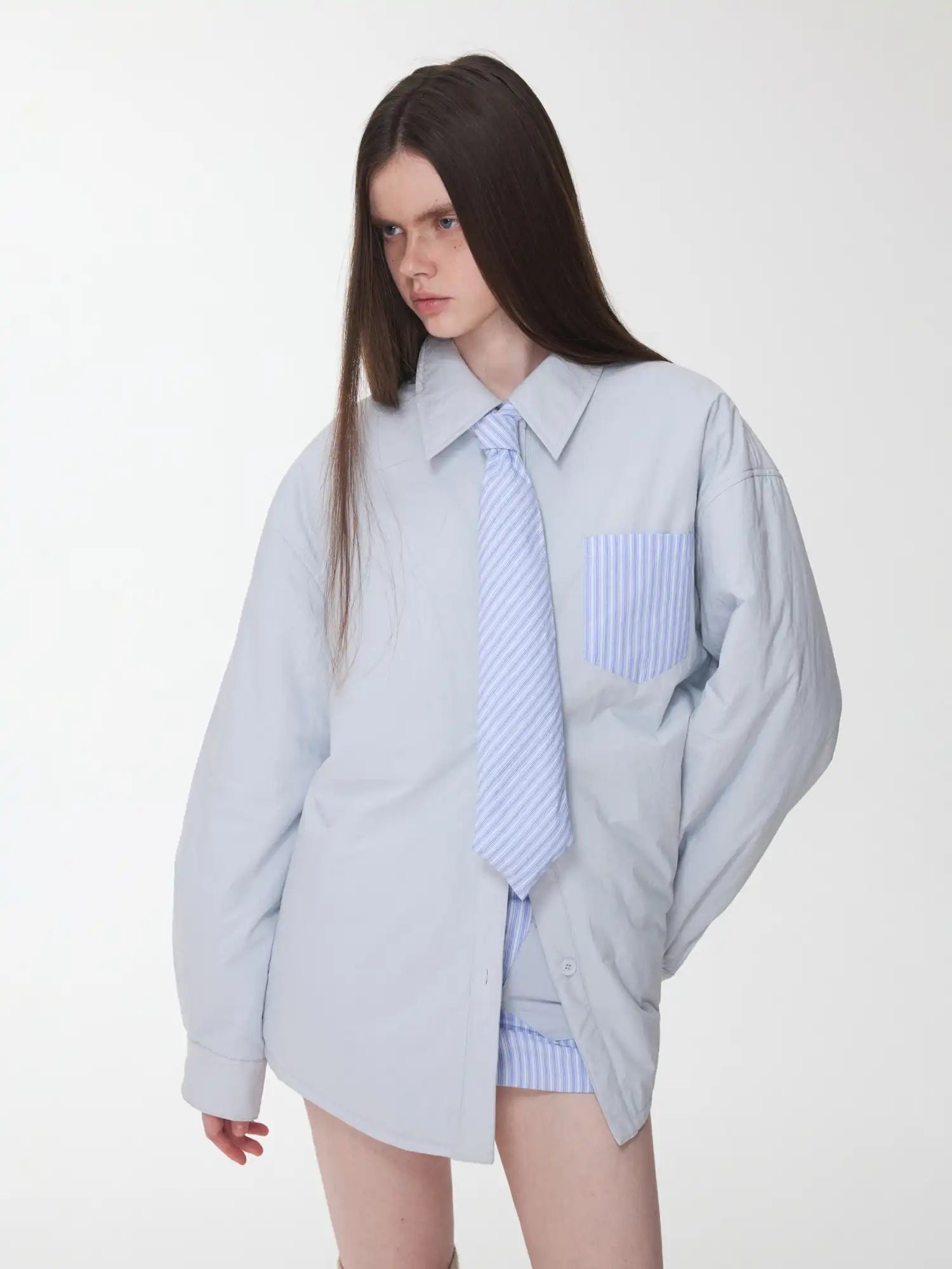 1Jinn Studio Reversible Striped Padded Tie | Canton Collective