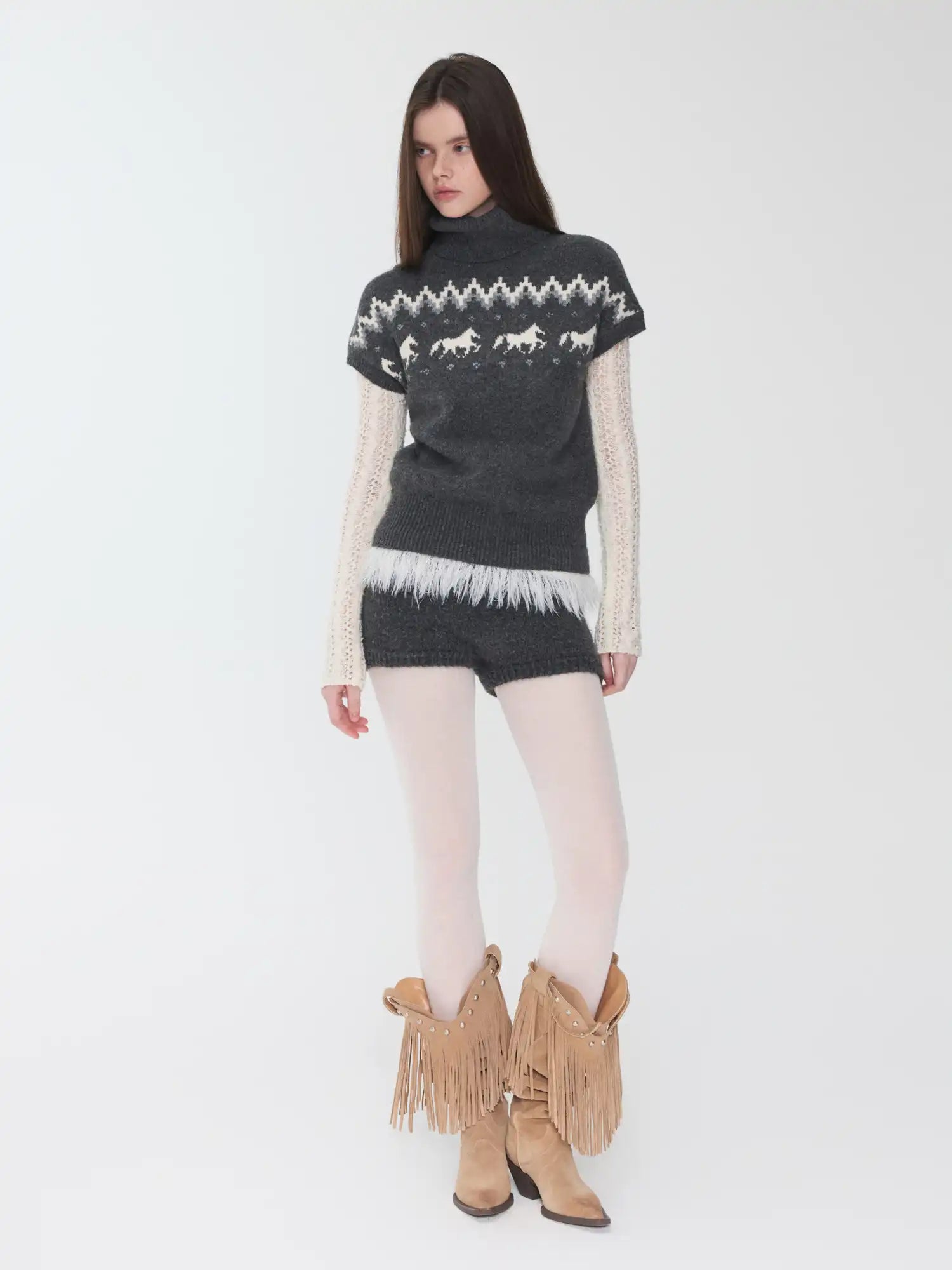 1Jinn Studio Ribbed Waist Knit Shorts | Canton Collective