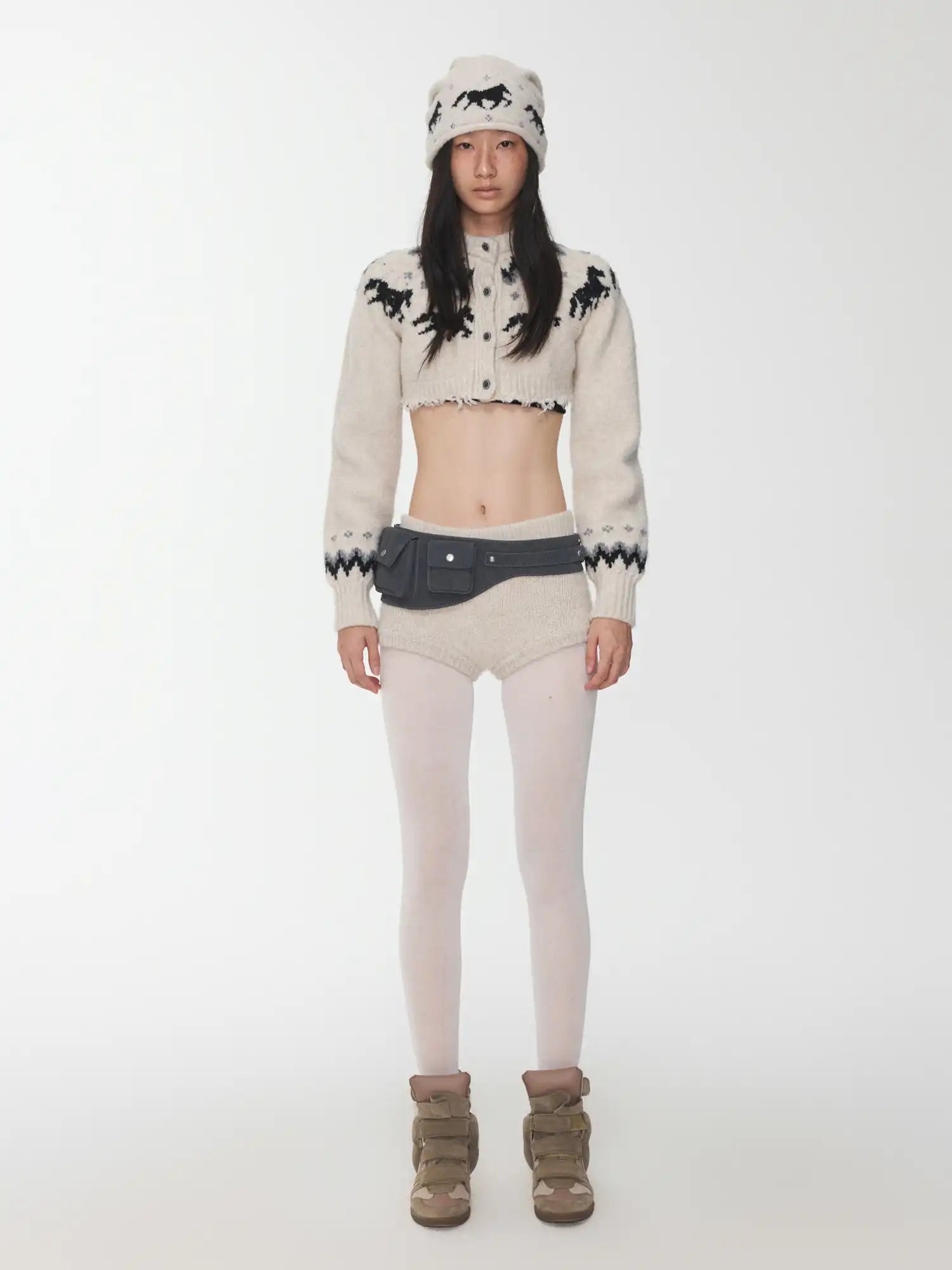 1Jinn Studio Ribbed Waist Knit Shorts | Canton Collective