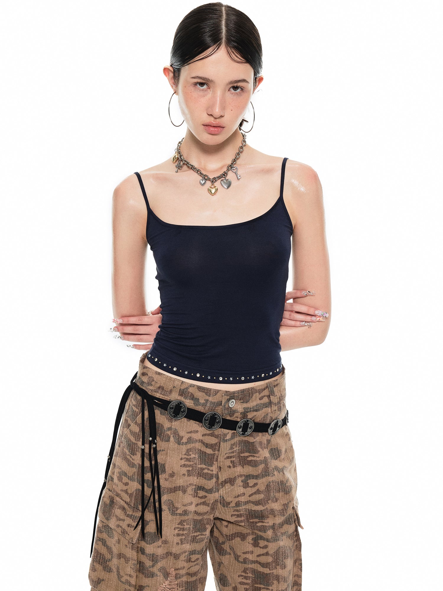 1JINN Studio Rockstar-Inspired Studded Tank | Canton Collective
