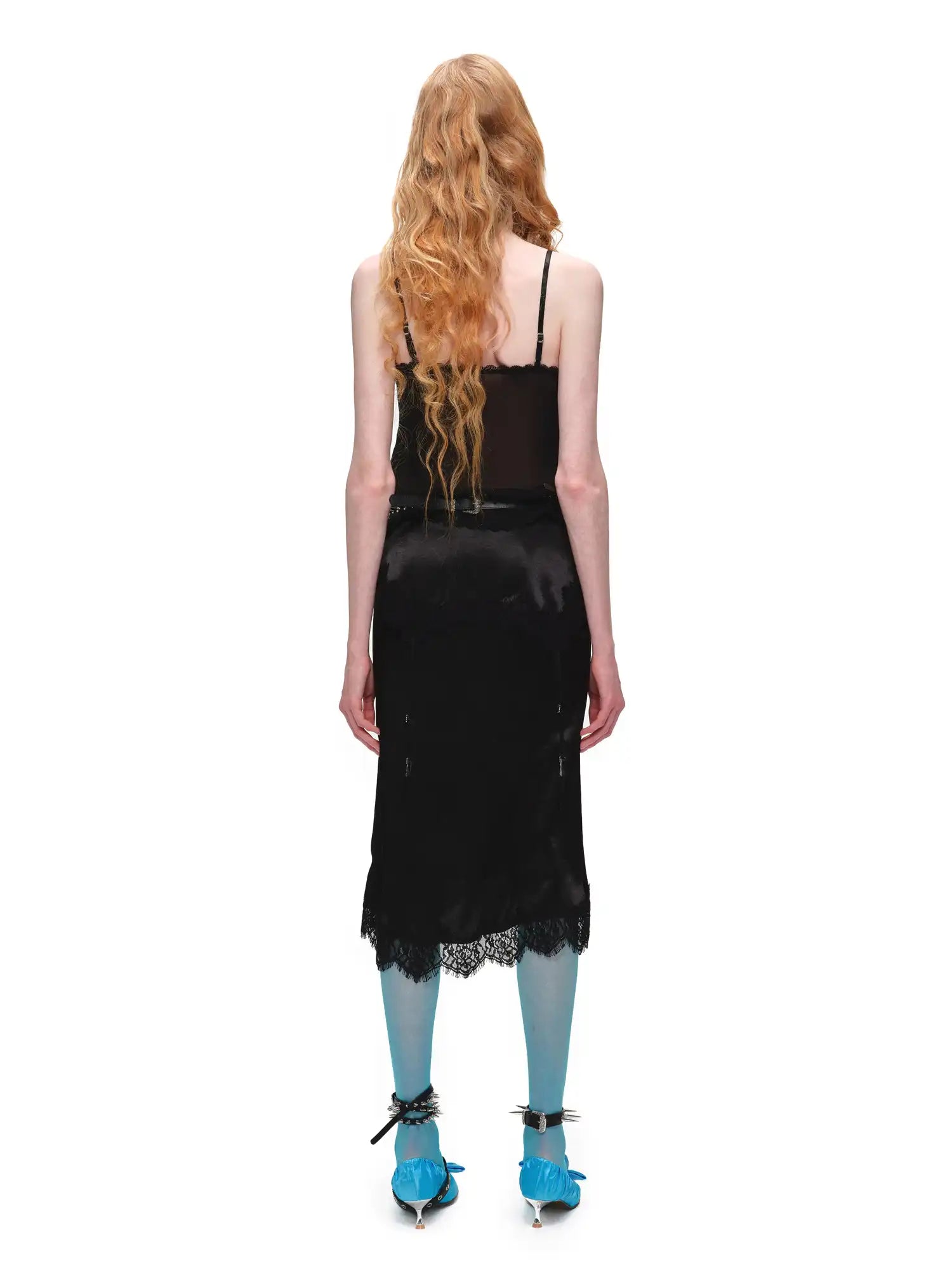 1Jinn Studio Rosette Sheer Lace Trim Camisole Top | Canton Collective