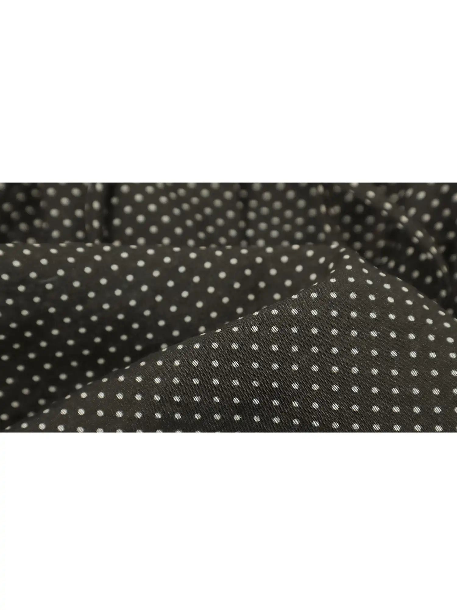 FirstFloor Ruched Bustier-Style Polka Dot Cropped Blouse | Canton Collective