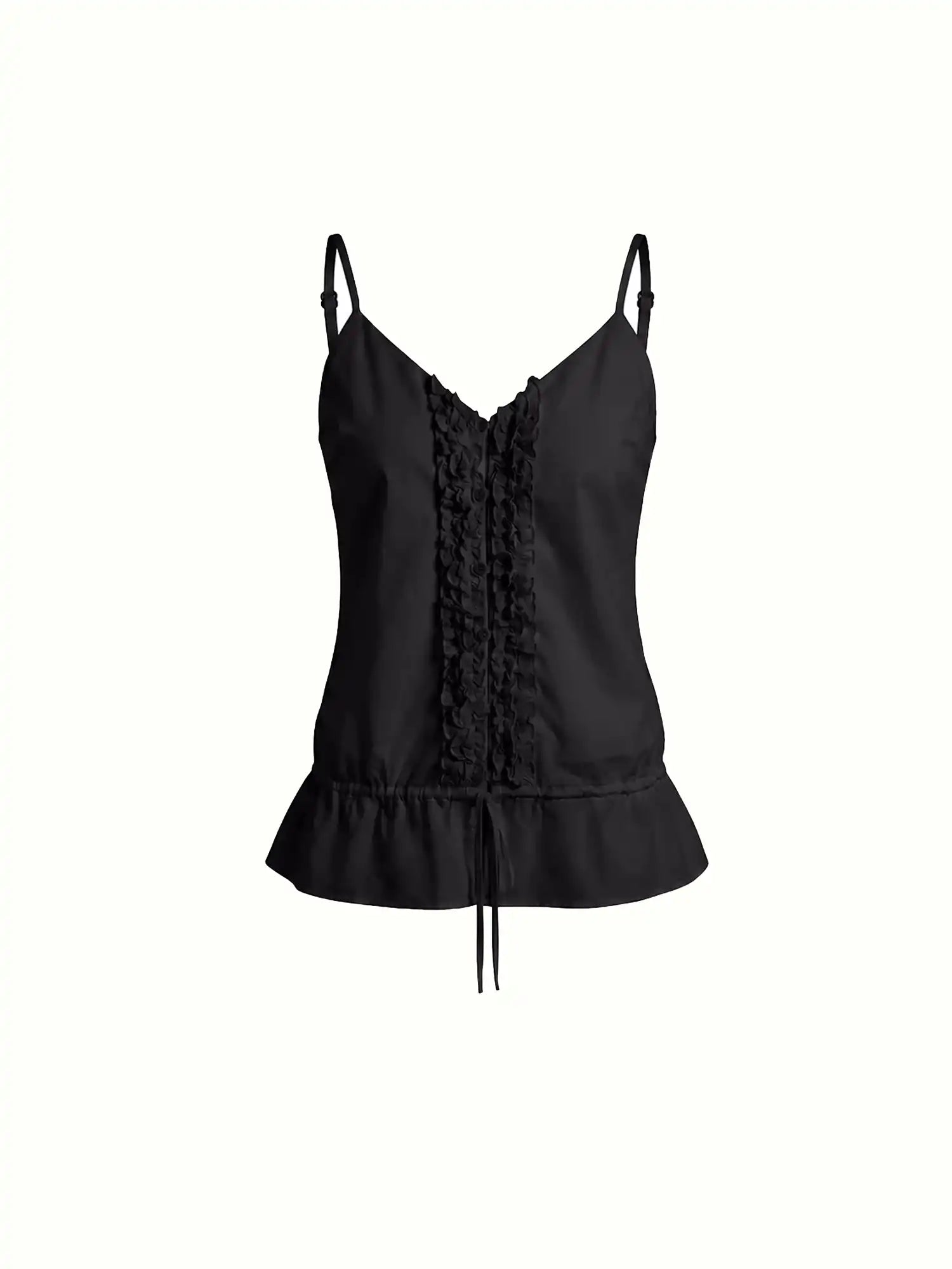 Muse Naps Ruffle Bib Drawstring Tank Top | Canton Collective