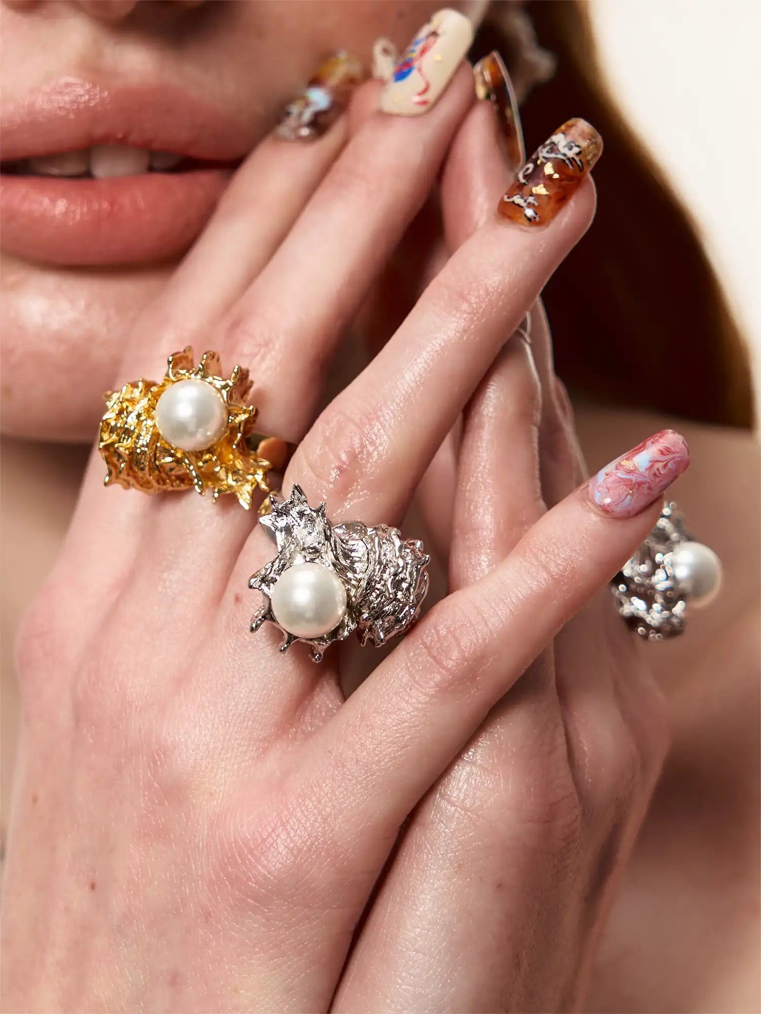 1Jinn M2M Sea-Inspired Pearl Ring | Canton Collective