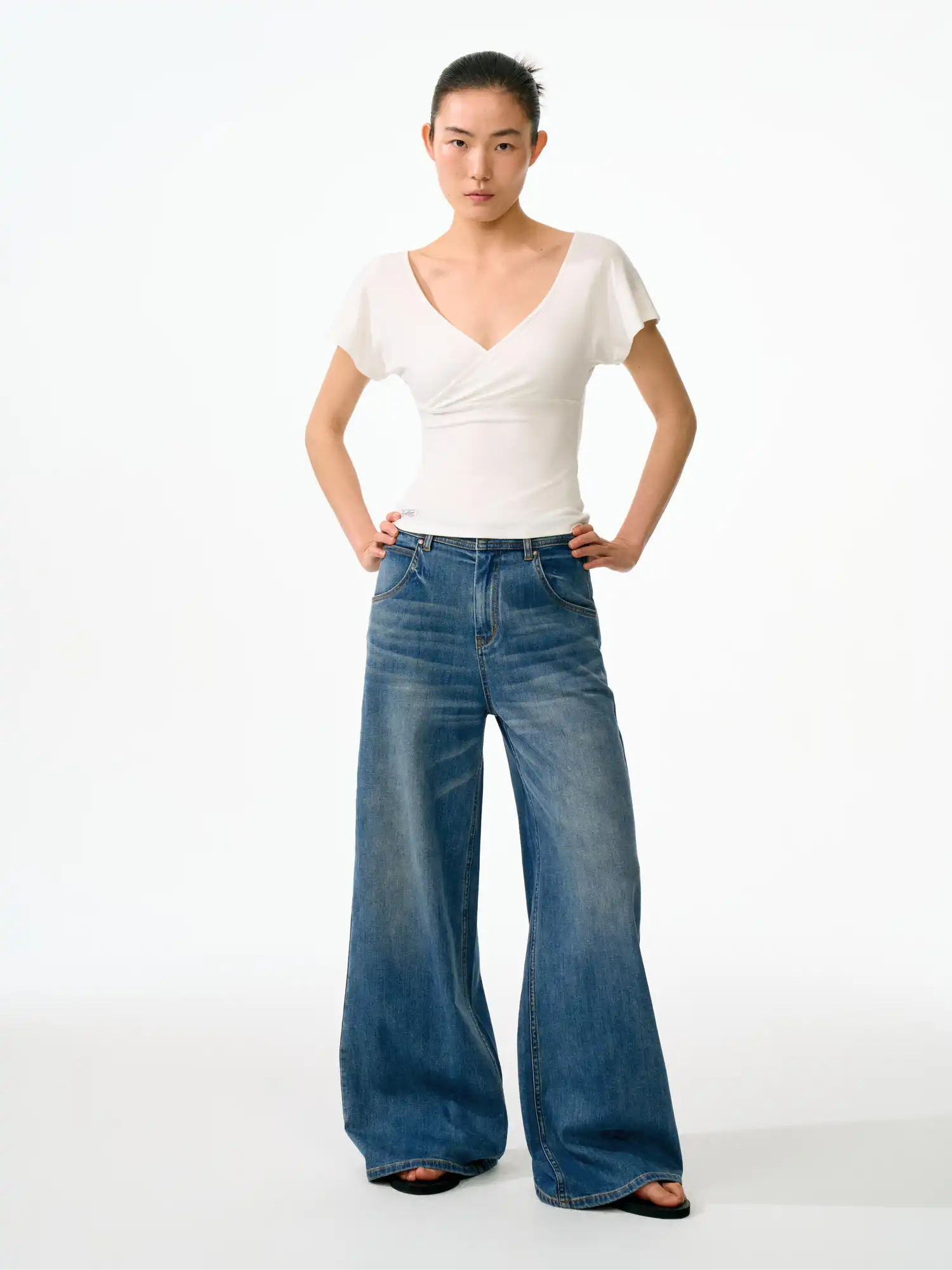 FirstFloor Second-Skin Soft Touch V-Neck Tee | Canton Collective