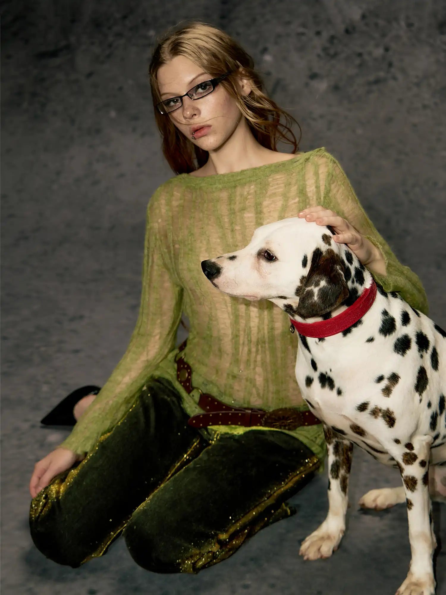 Deleteex See-Through Wool Sweater | Canton Collective