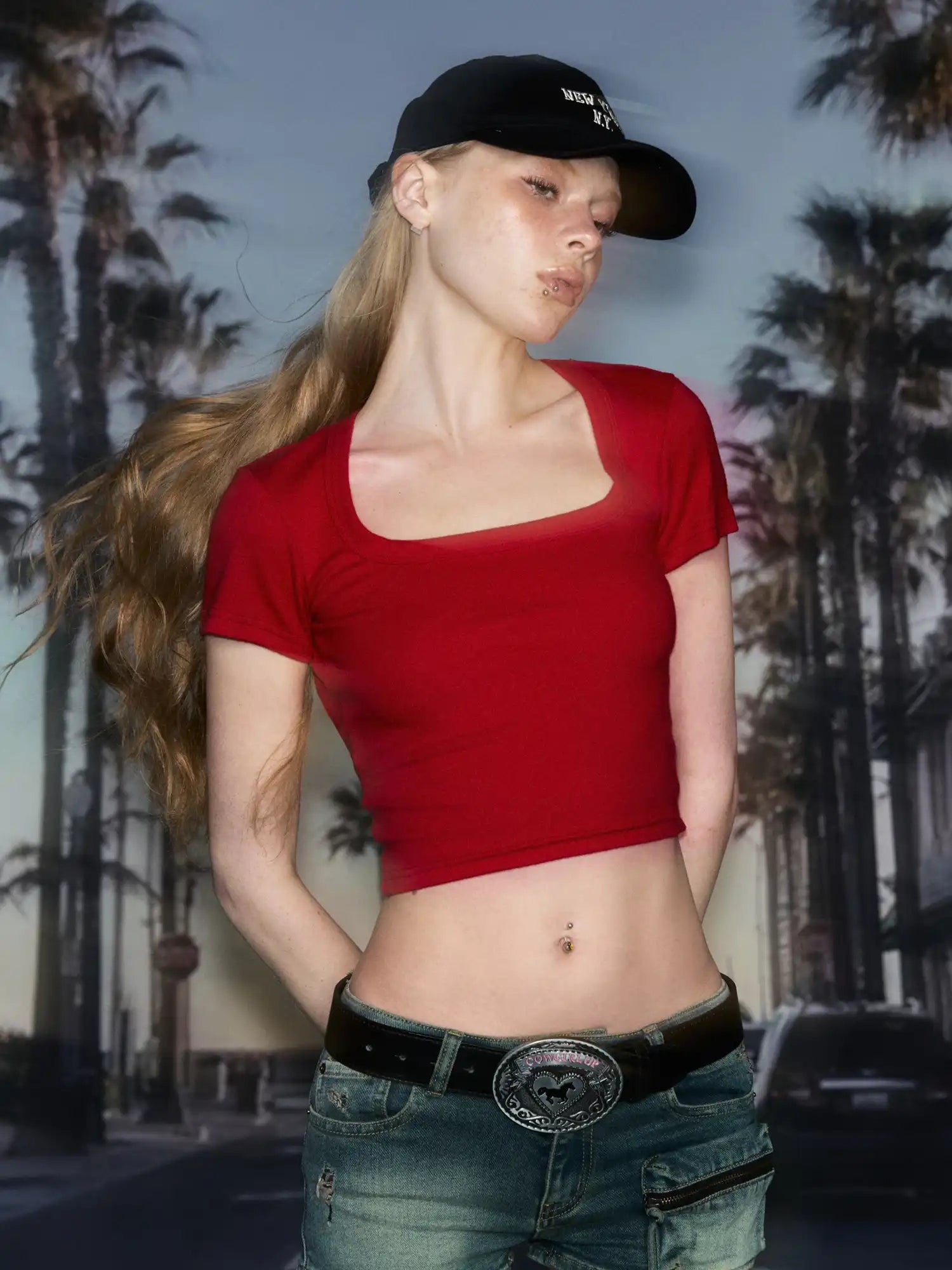 Deleteex Sexy Back Crop Tee | Canton Collective