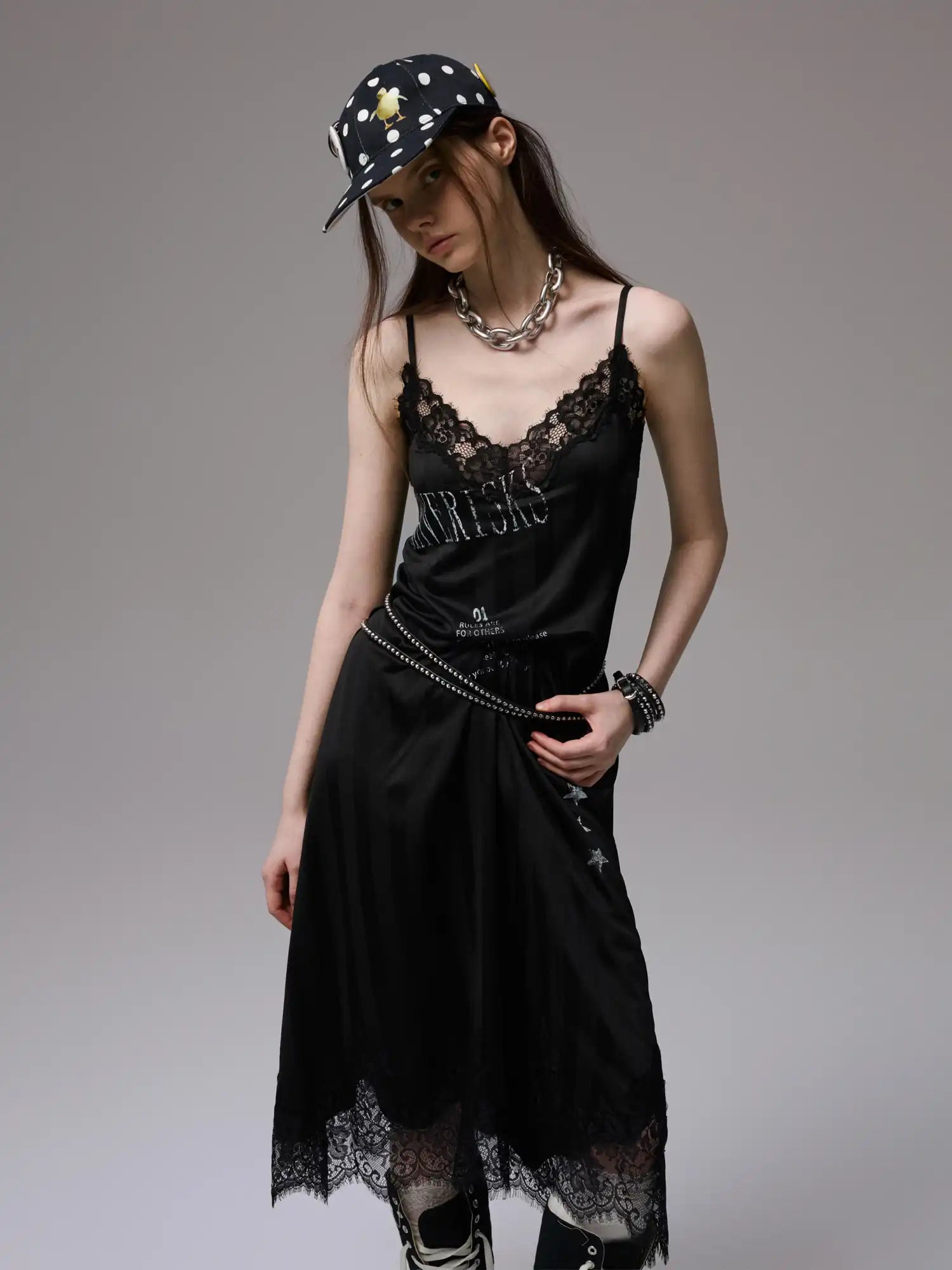 1Jinn Studio Sexy Lace Satin Dress | Canton Collective