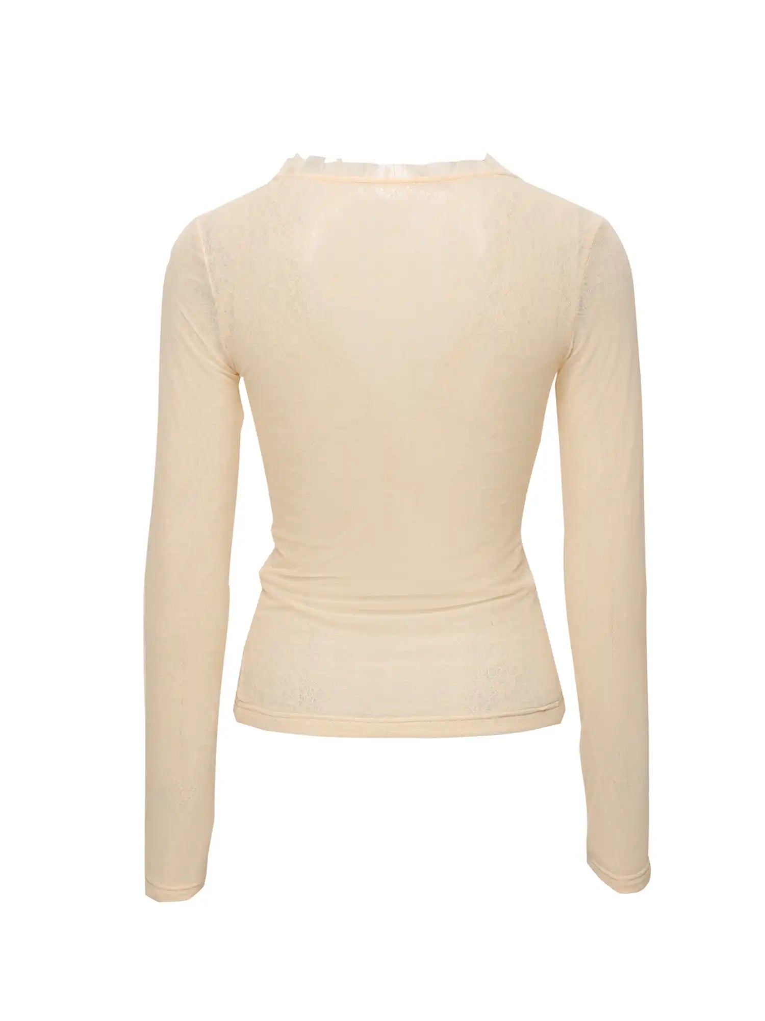 2th Desire Sheer Lace Cutout Corset Layer Top | Canton Collective
