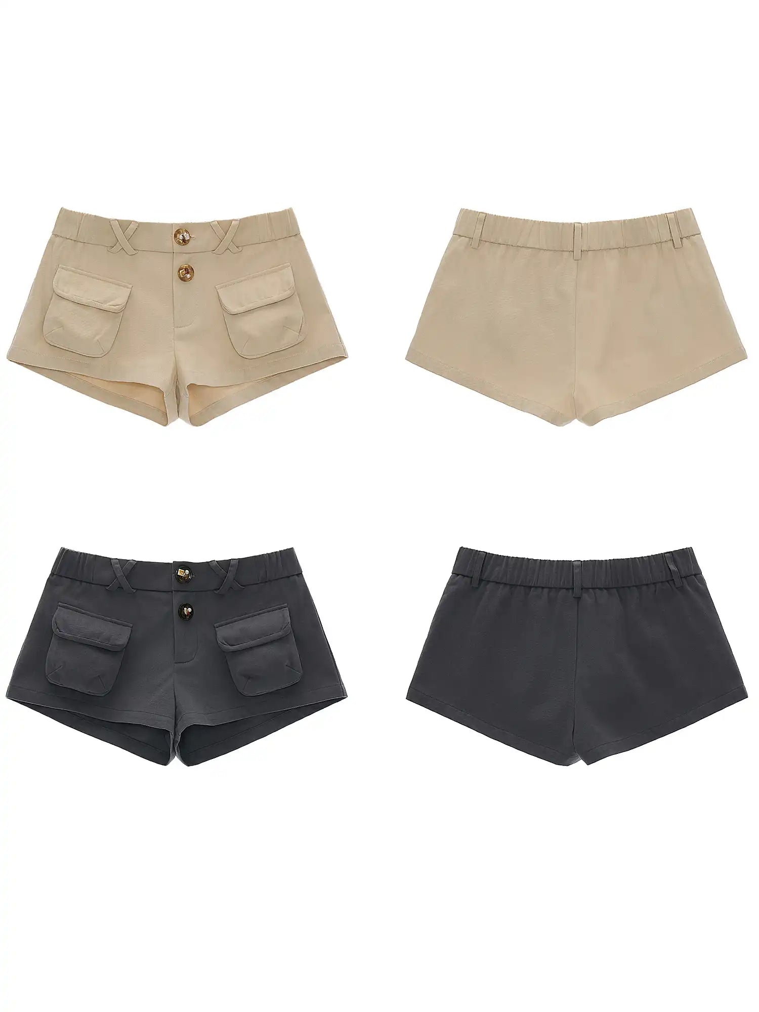 MAMC Shell Button Low-Rise Cargo Shorts | Canton Collective