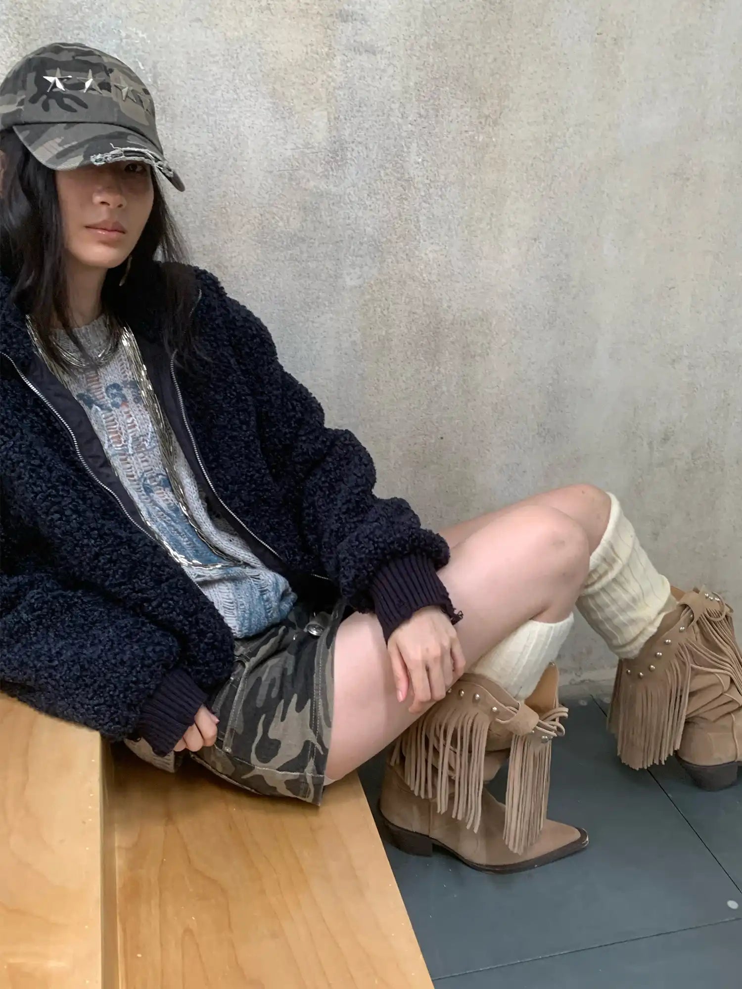 1Jinn Studio Sherpa Crop Coat | Canton Collective