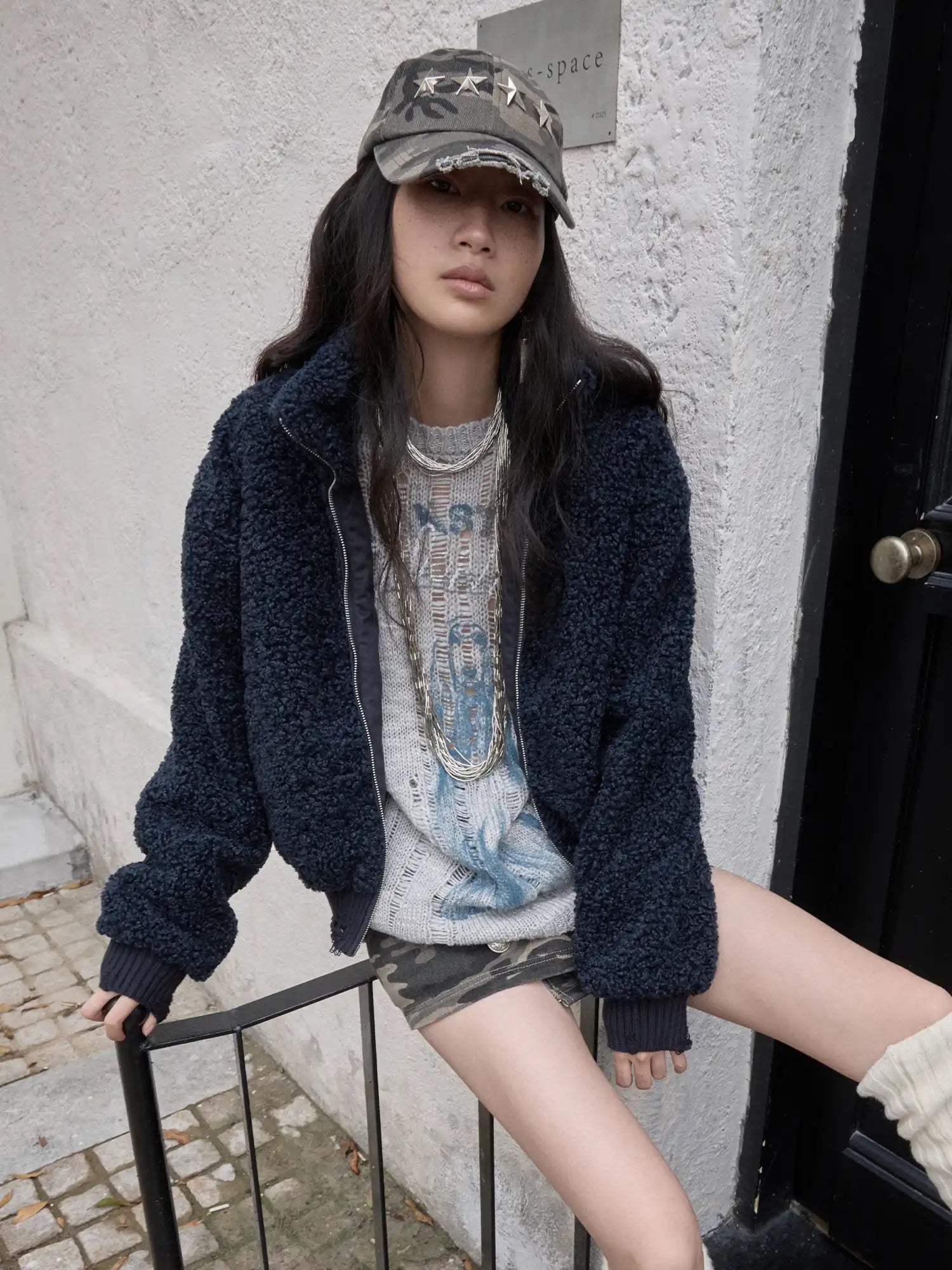 1Jinn Studio Sherpa Crop Coat | Canton Collective