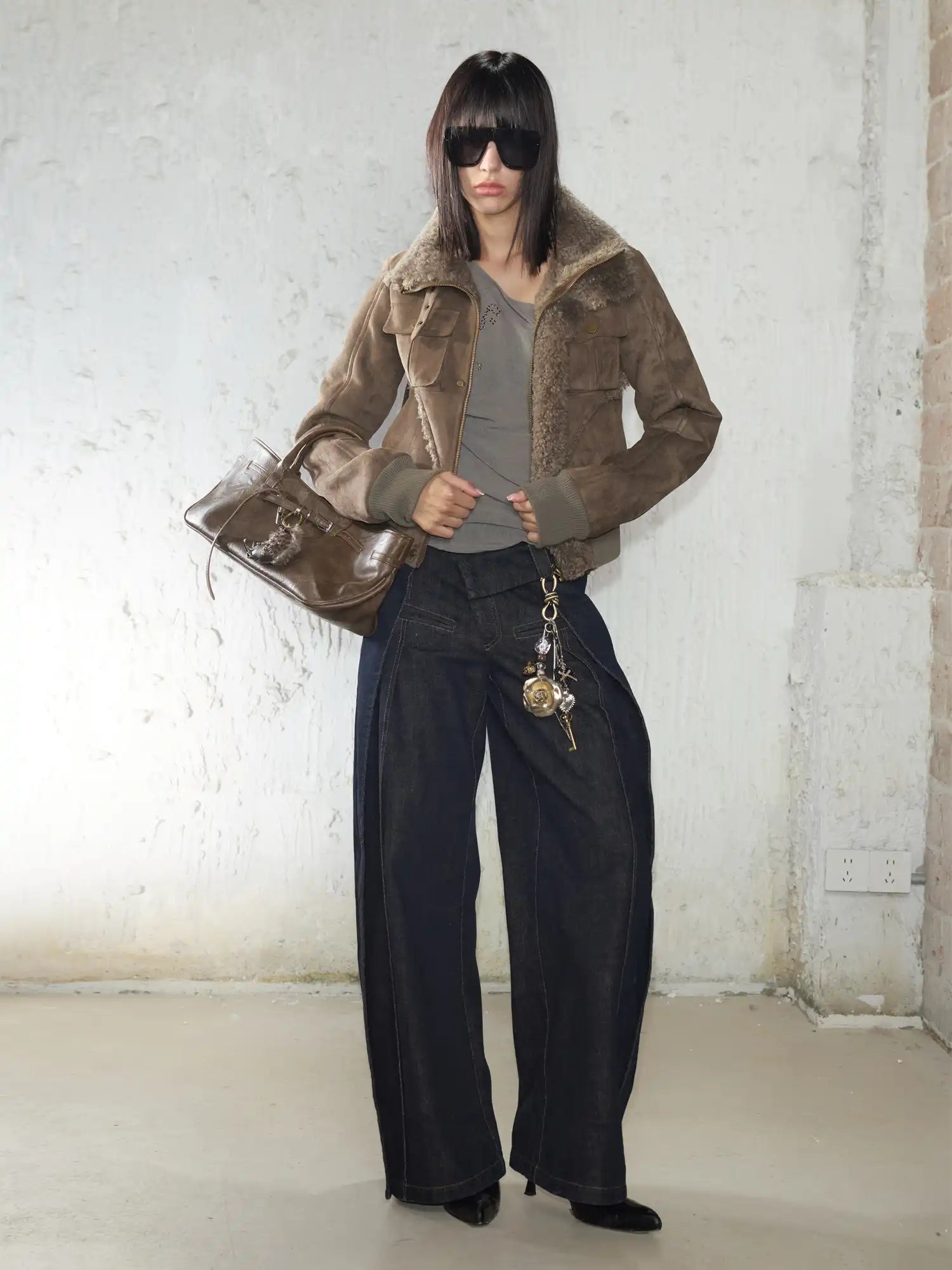2th Desire Side zipper rhinestone top | Canton Collective