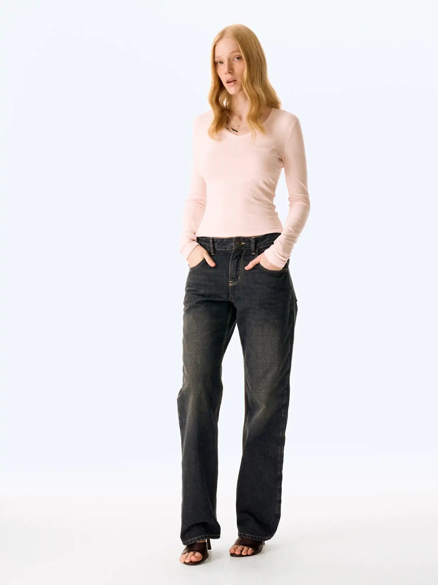FirstFloor Silky V-Neck Base Top | Canton Collective