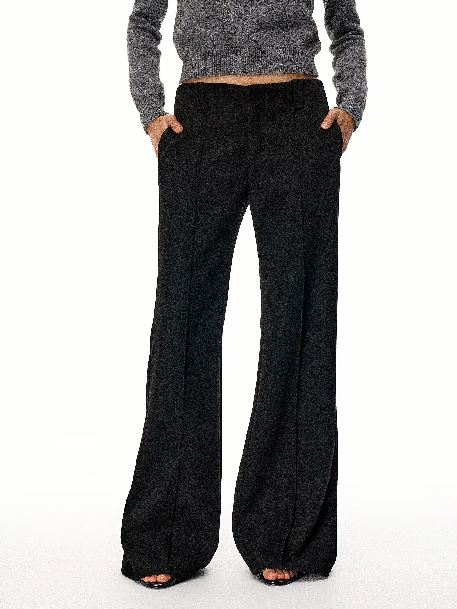 FirstFloor Slightly Flared Casual Suit Trousers | Canton Collective