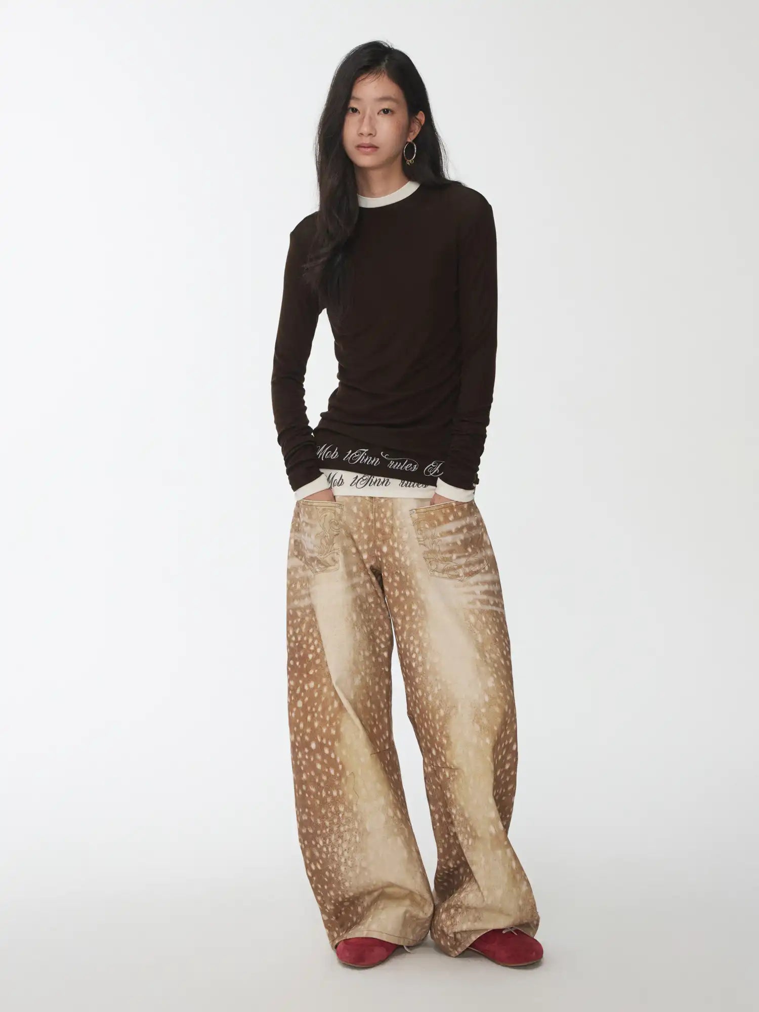 1Jinn Studio Slightly Transparent Lettering Top | Canton Collective