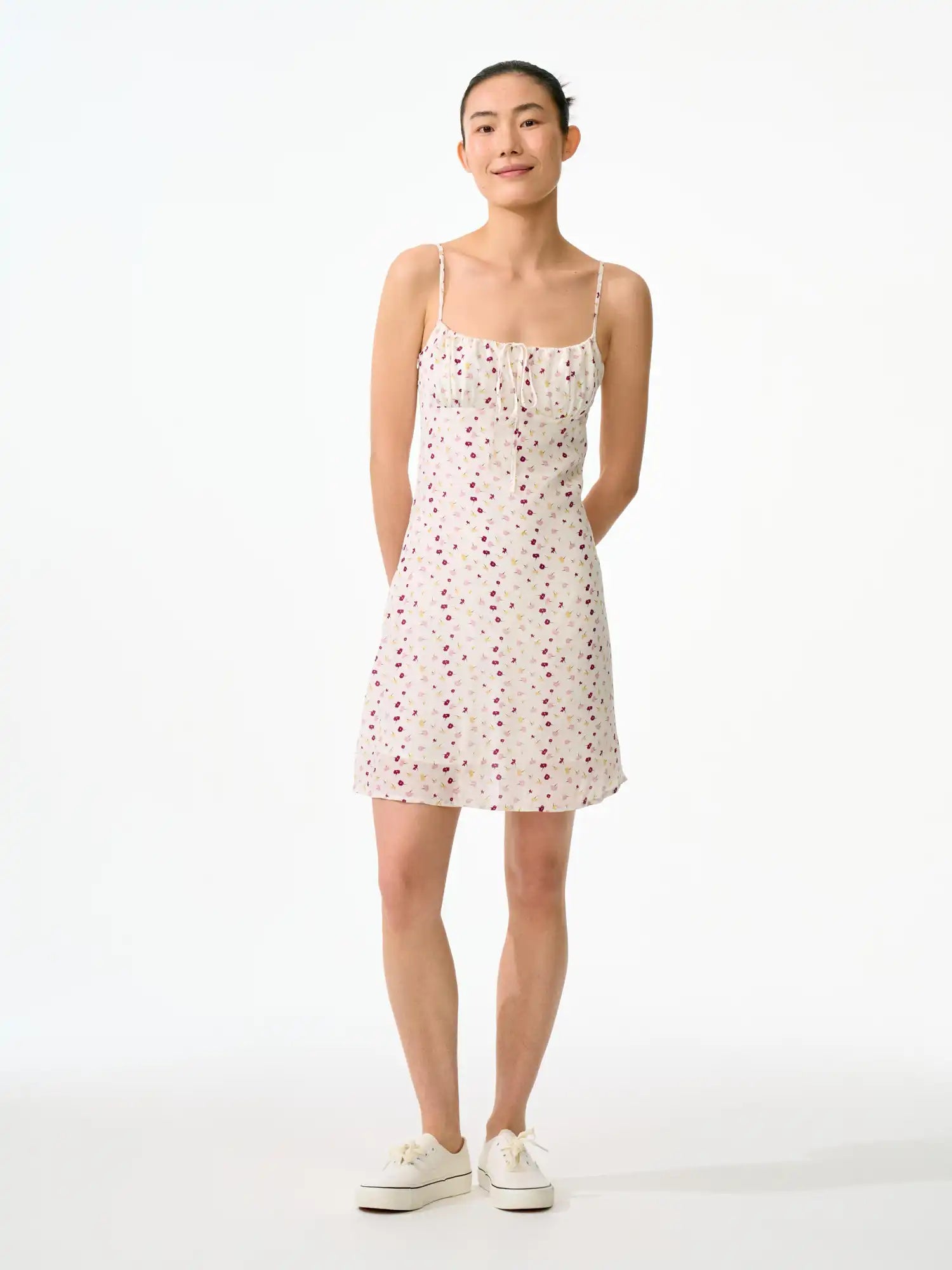 FirstFloor Slouchy Chic Tencel Mesh Mini Slip Dress | Canton Collective