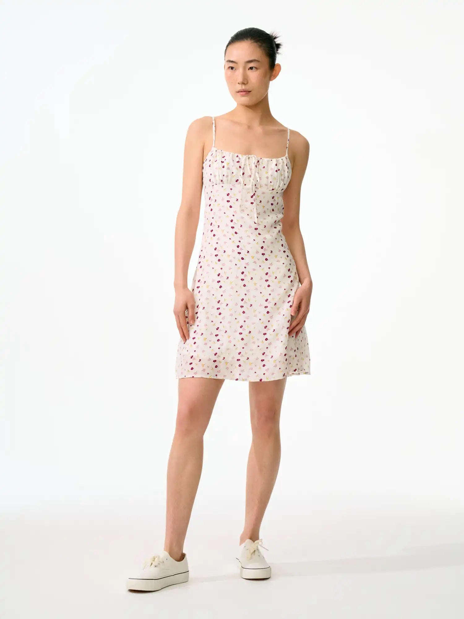 FirstFloor Slouchy Chic Tencel Mesh Mini Slip Dress | Canton Collective