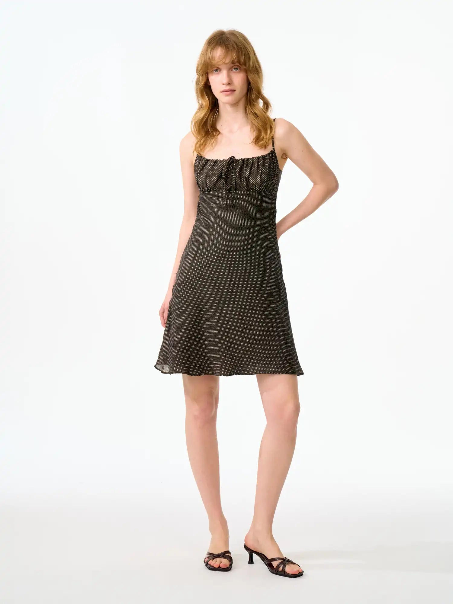 FirstFloor Slouchy Chic Tencel Mesh Mini Slip Dress | Canton Collective