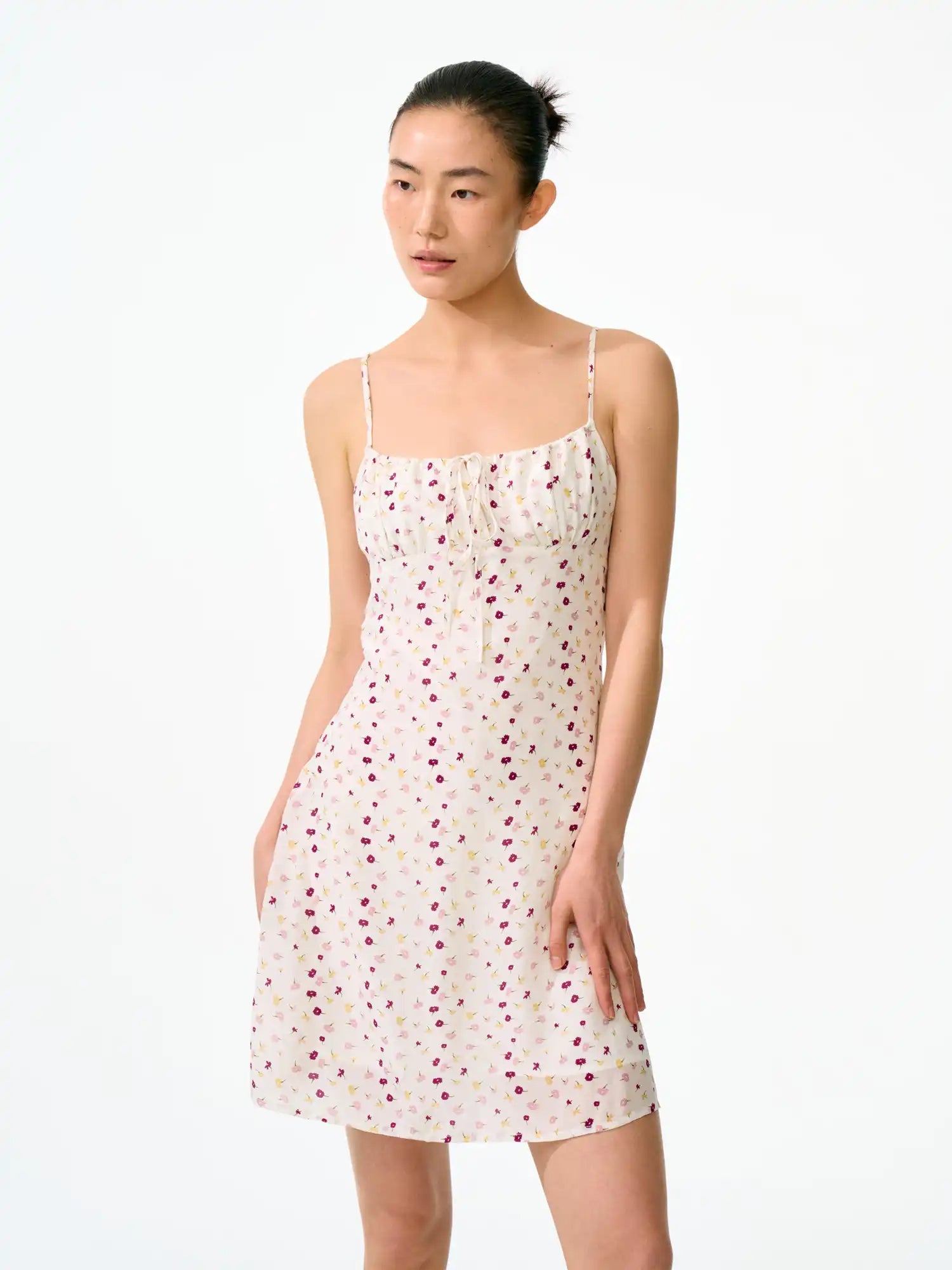 FirstFloor Slouchy Chic Tencel Mesh Mini Slip Dress | Canton Collective