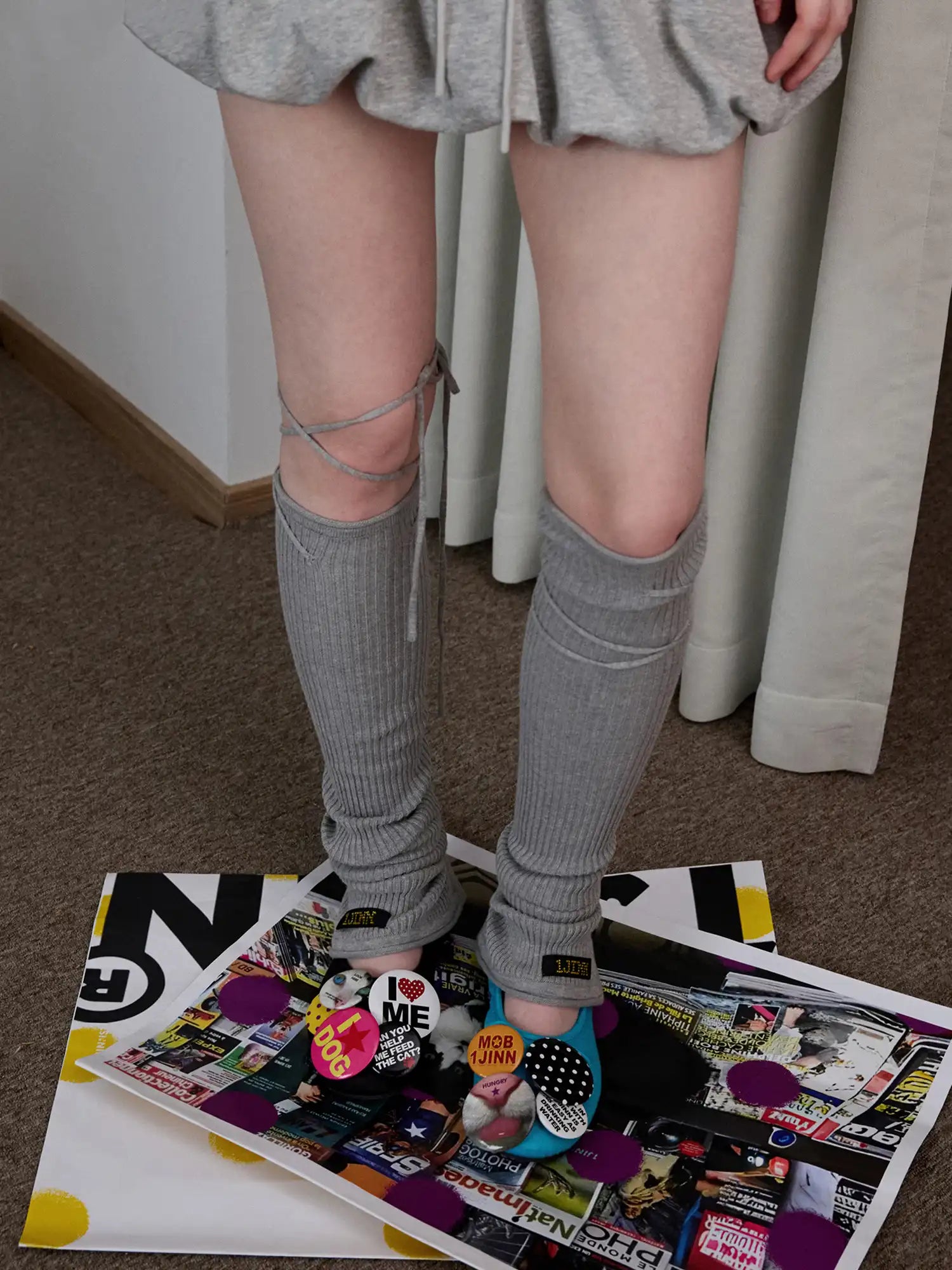 1Jinn Studio Slouchy Scrunch Socks | Canton Collective