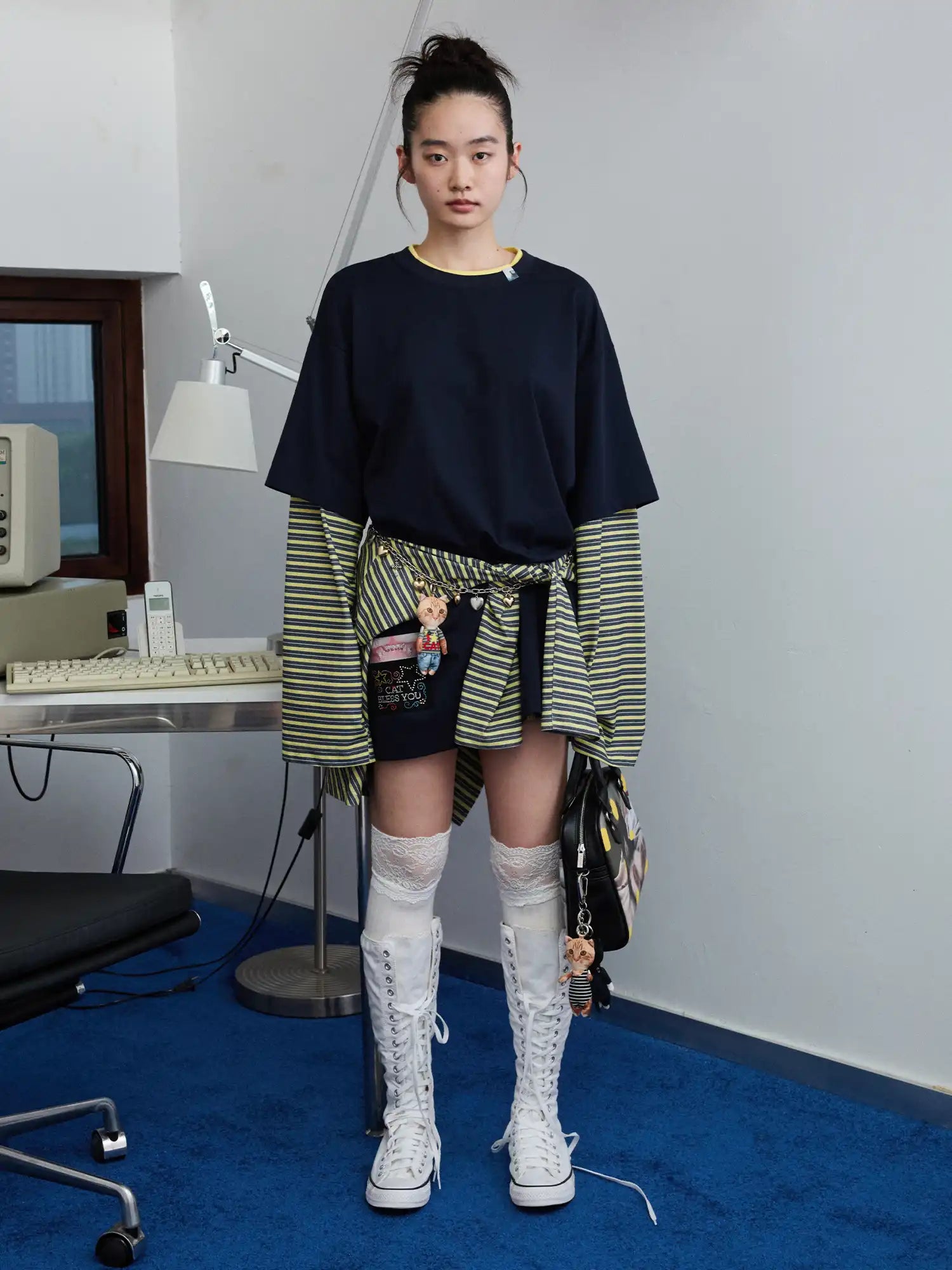 1Jinn Studio Slouchy Stripe long Sleeve Top | Canton Collective