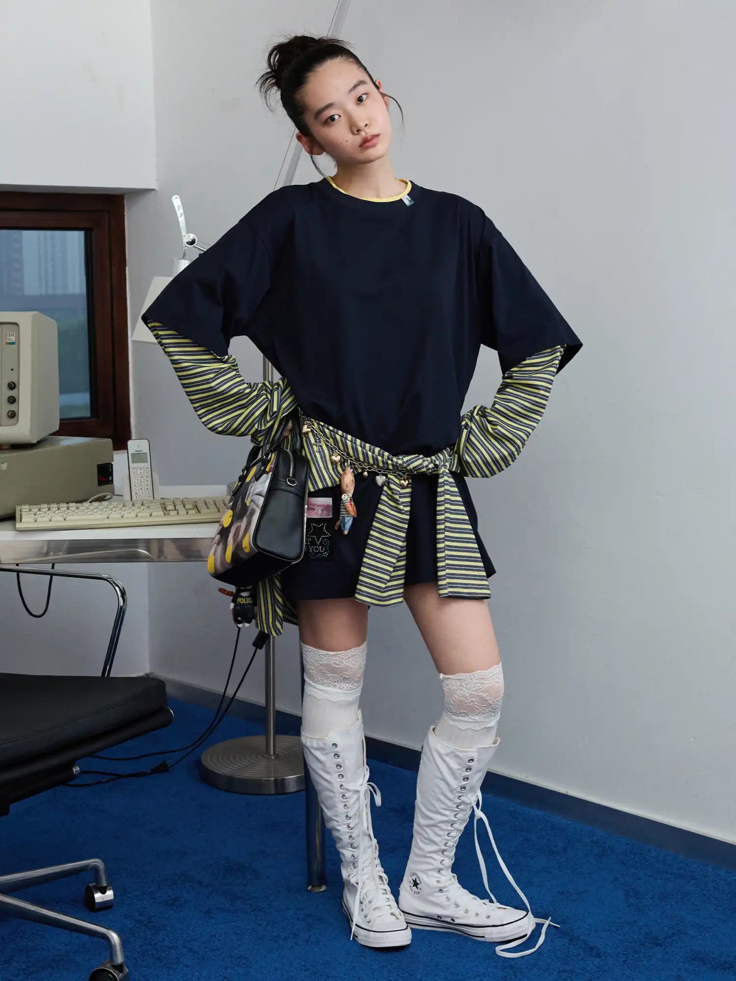 1Jinn Studio Slouchy Stripe long Sleeve Top | Canton Collective