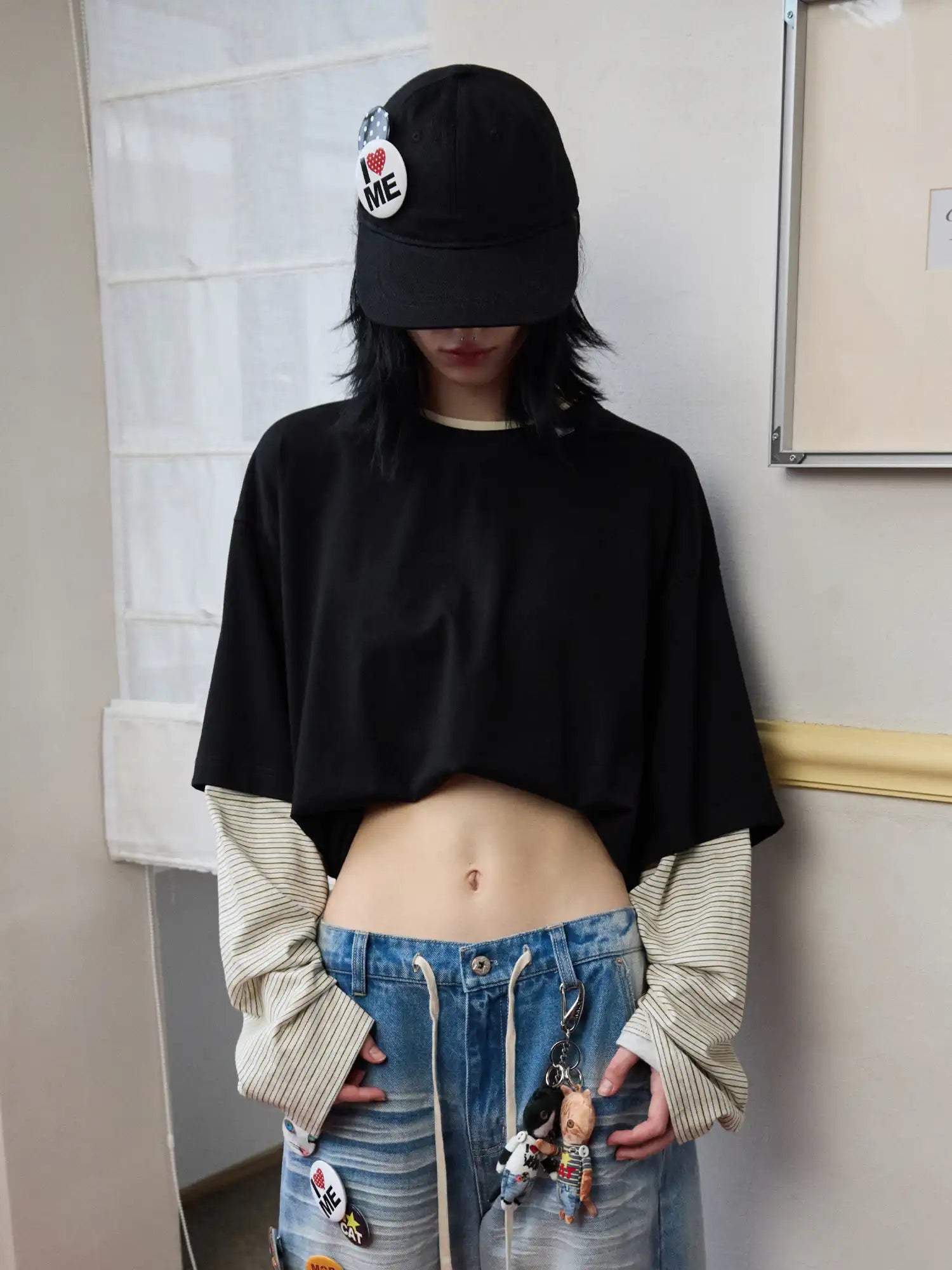 1Jinn Studio Slouchy Stripe long Sleeve Top | Canton Collective