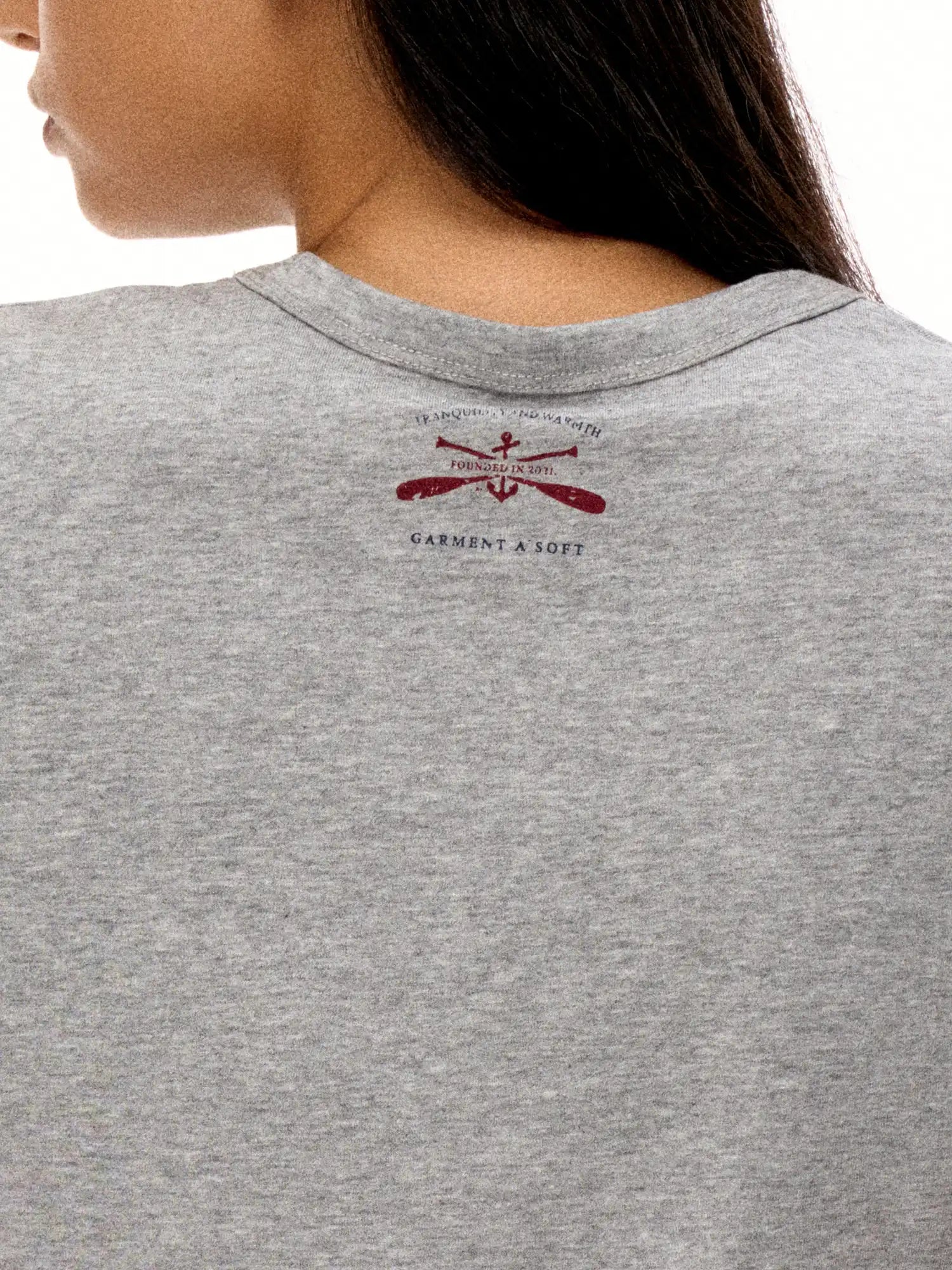 FirstFloor Soft Breathable Linen Blend Basic Boxy Tee in Box Cut | Canton Collective