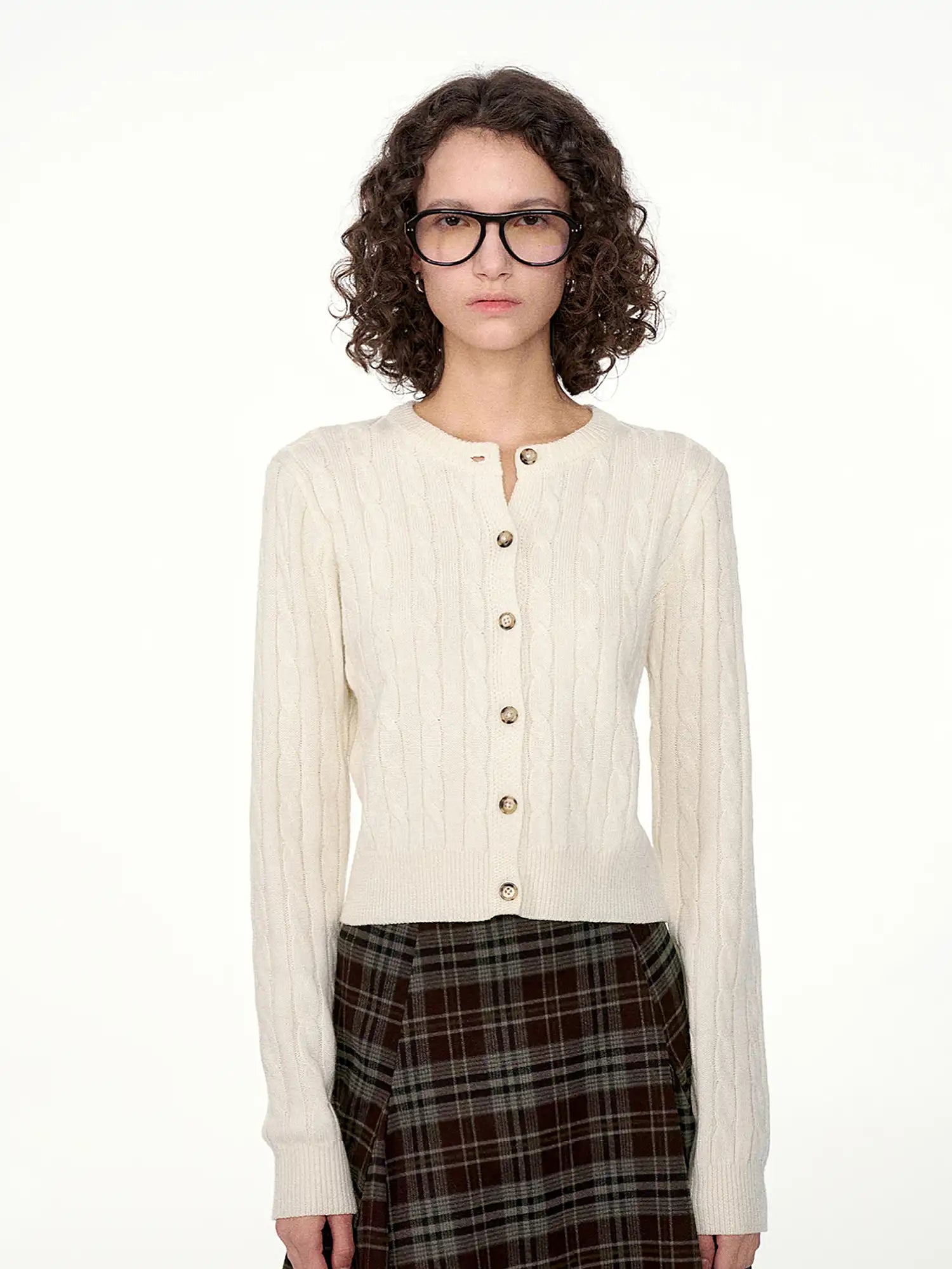 FIRST FLOOR Soft Knit Wool-Cotton Vintage Cardigan | Canton Collective