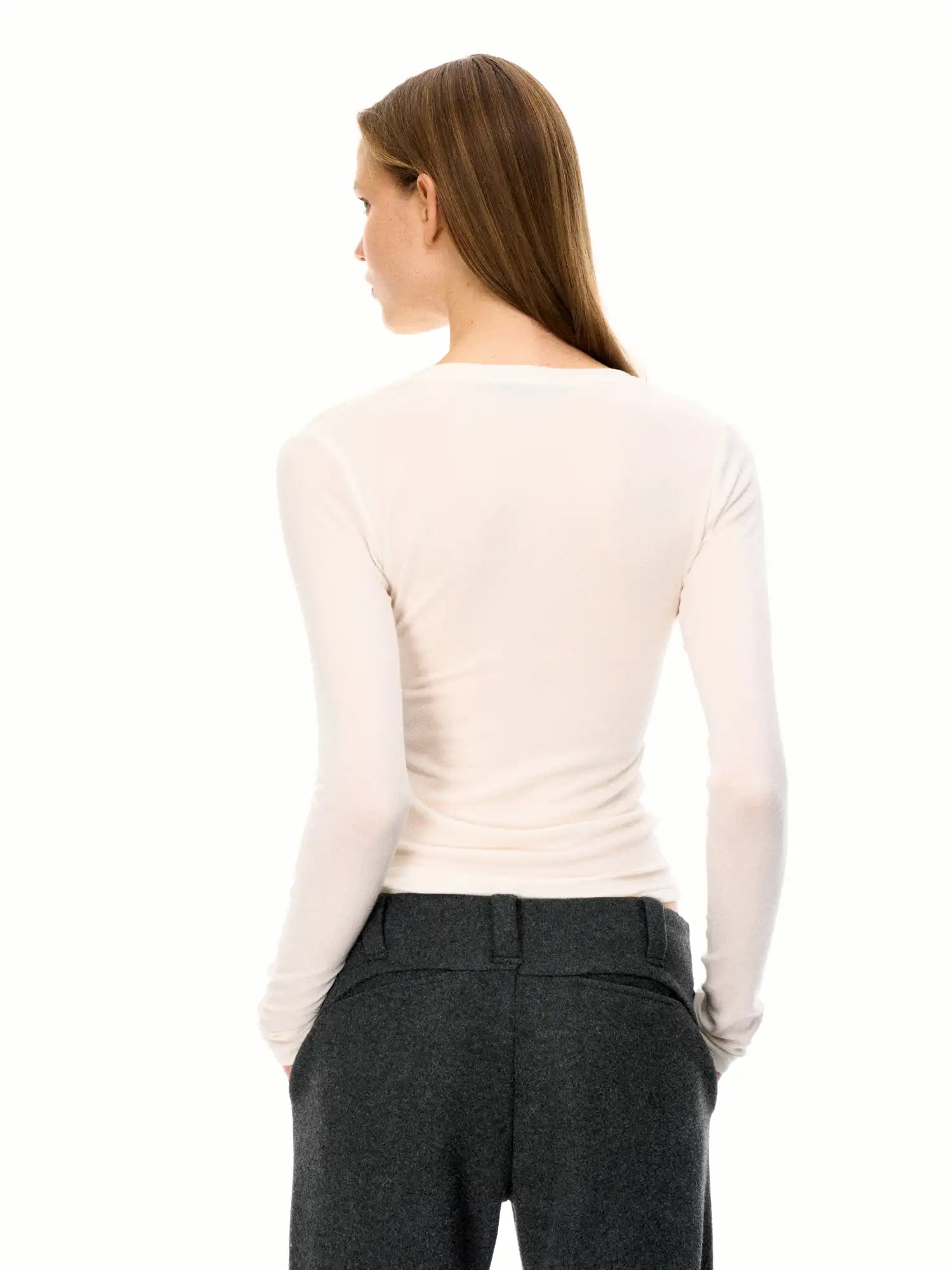 FirstFloor Soft Touch Slim Fit V-Neck Top | Canton Collective