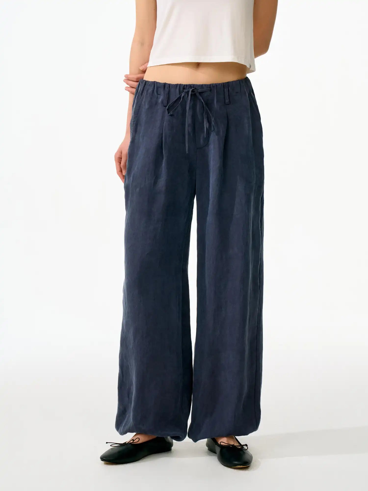 FirstFloor Soft Washed Tencel Balloon Pants | Canton Collective