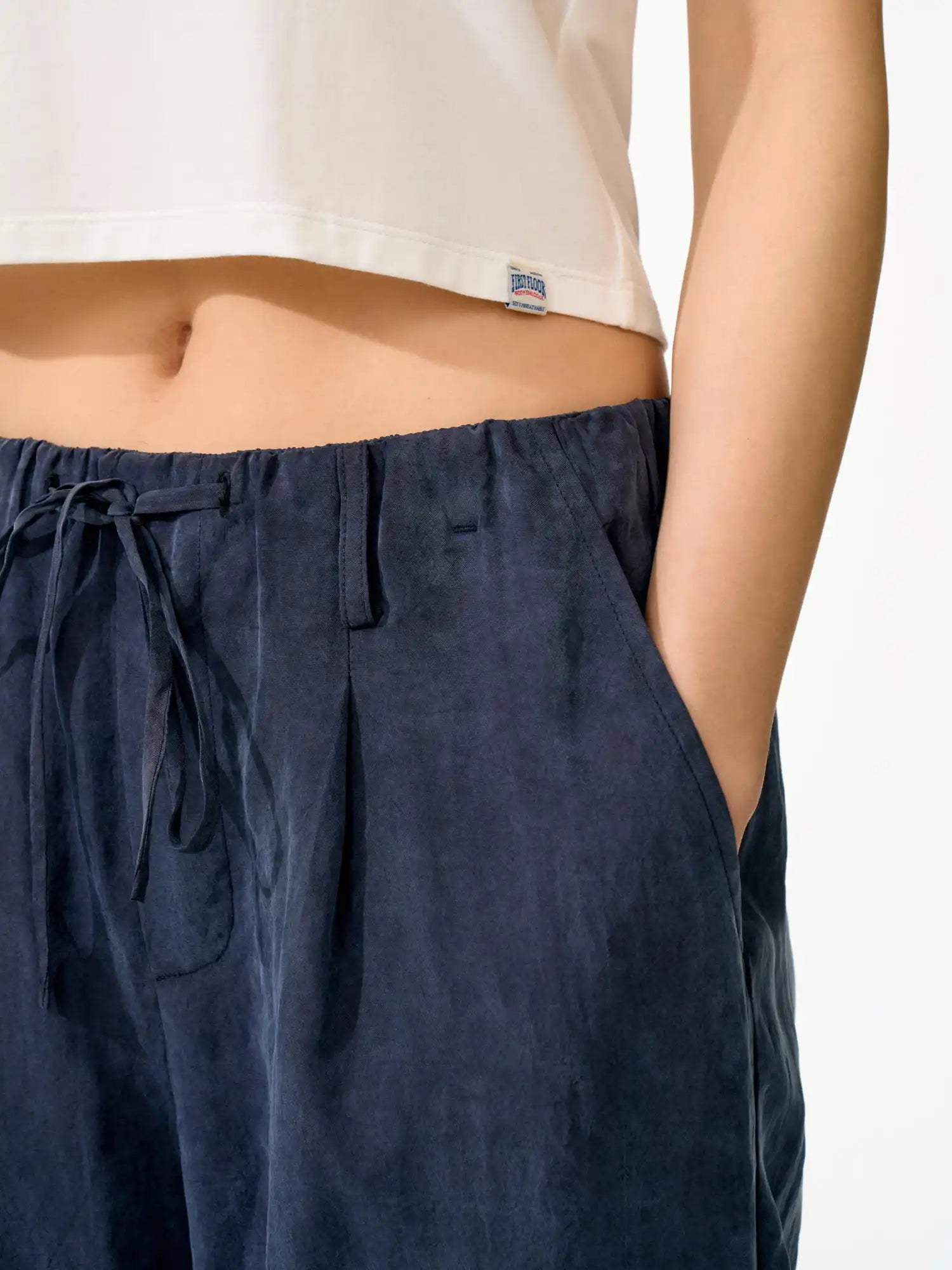 FirstFloor Soft Washed Tencel Balloon Pants | Canton Collective