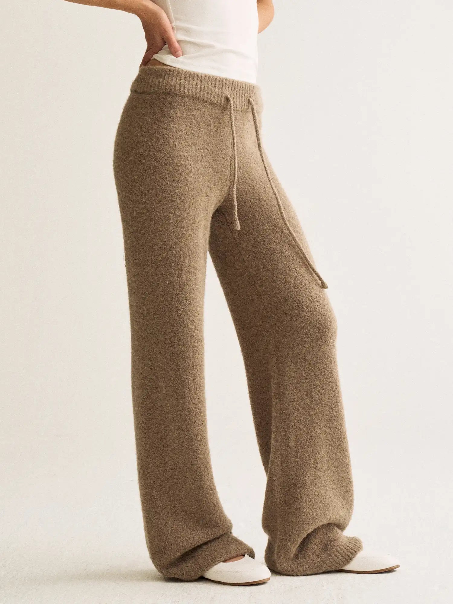 FirstFloor Soft Wool Drawstring Trousers | Canton Collective