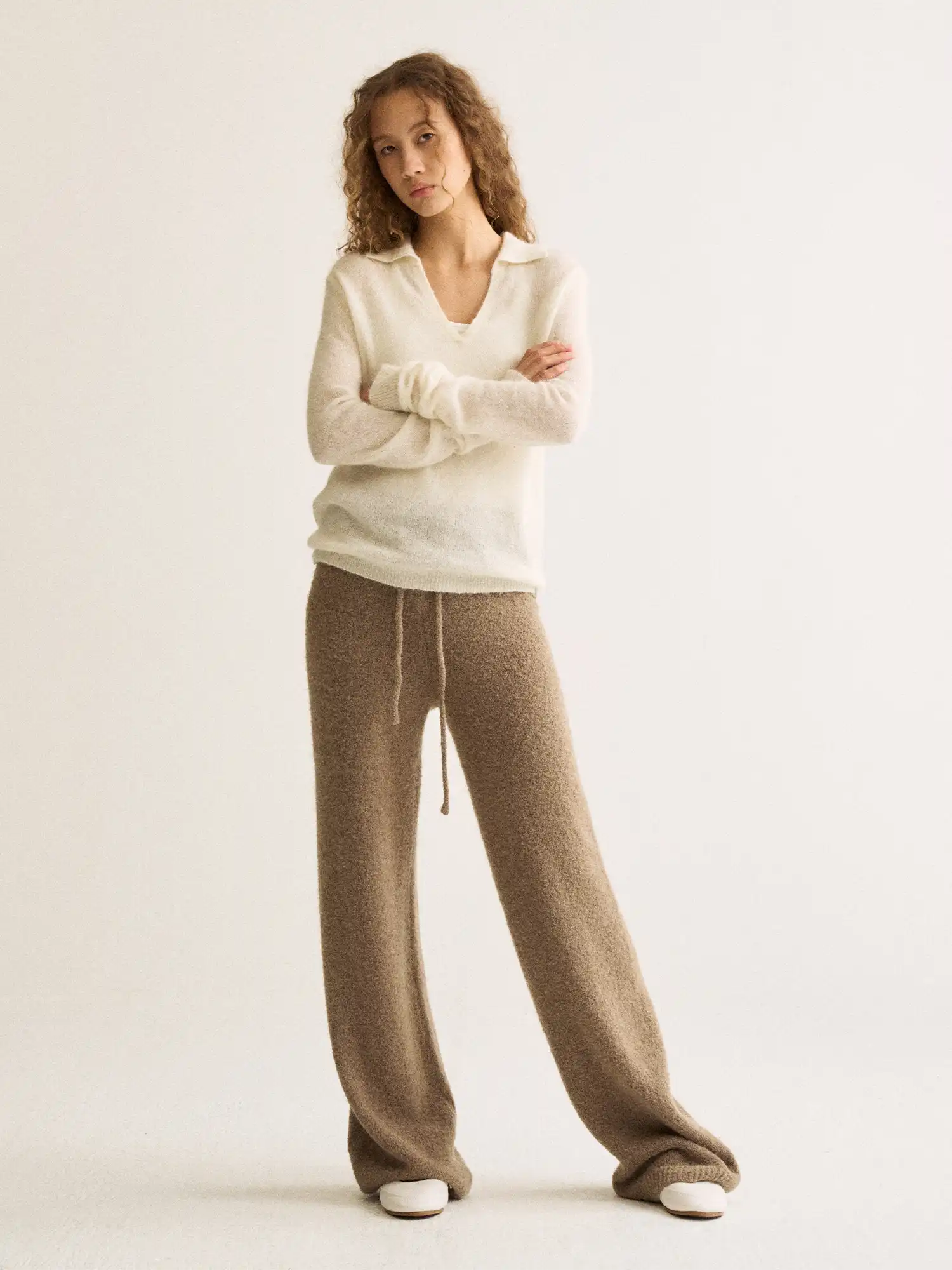 FirstFloor Soft Wool Drawstring Trousers | Canton Collective