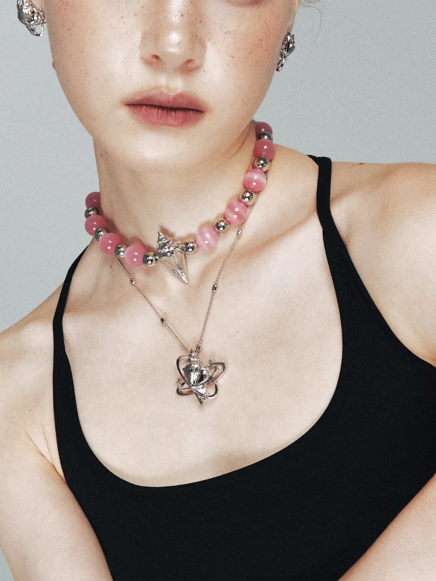 1Jinn M2M Sophisticated Shell Star Choker | Canton Collective