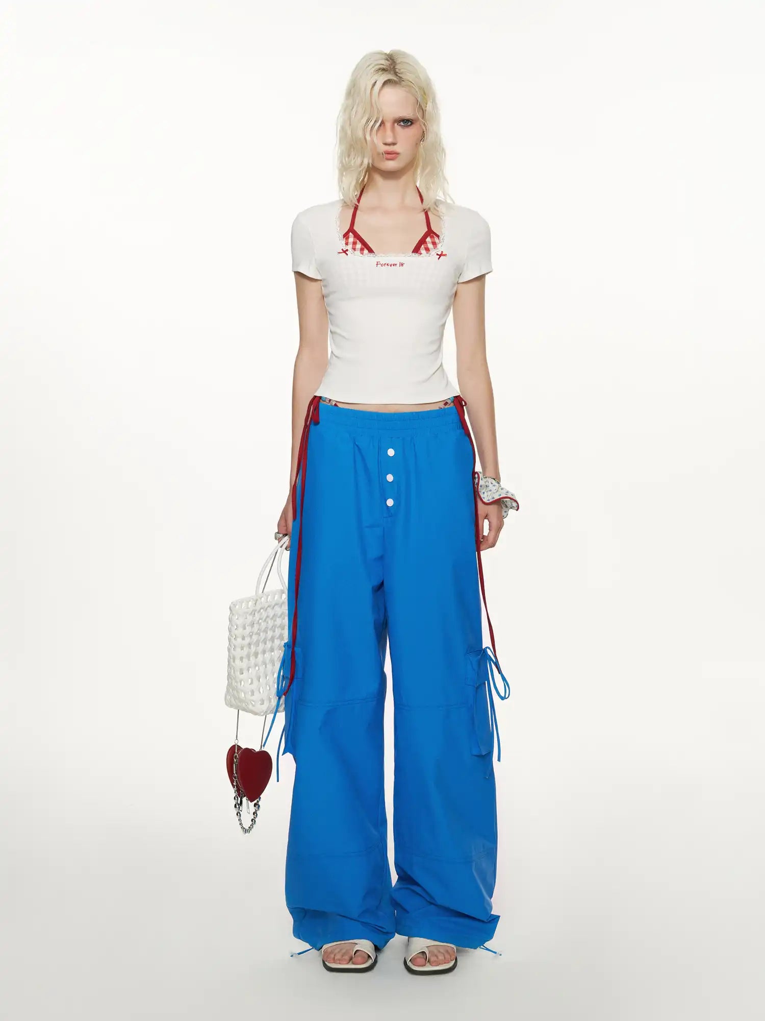 MAMC Sportique Basic Crop Square Neck Top | Canton Collective