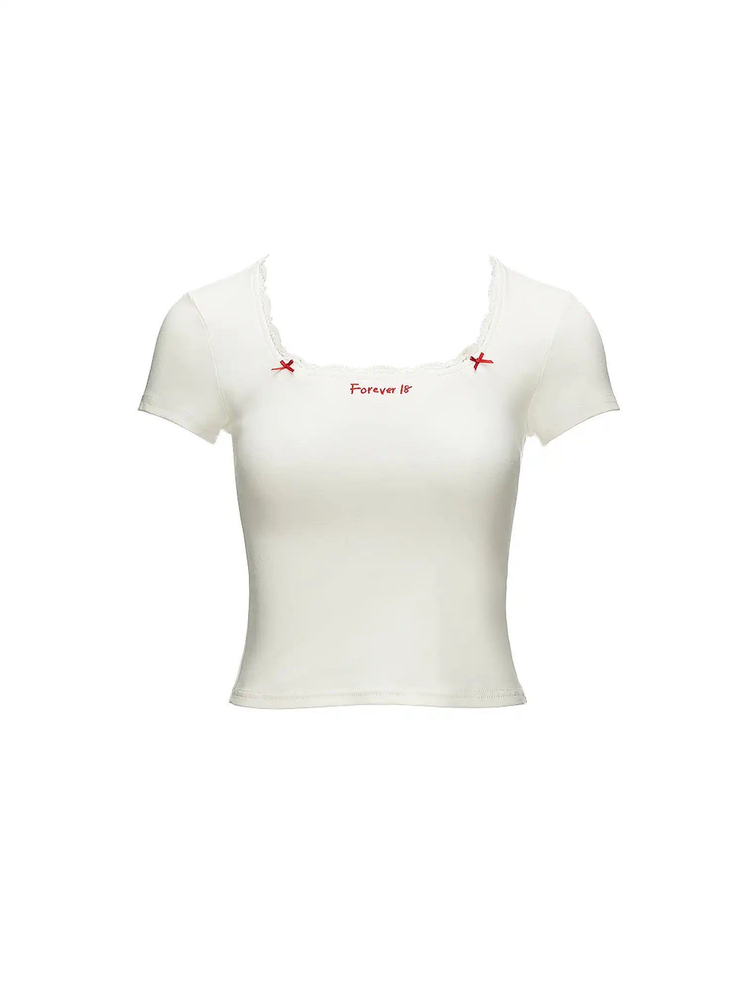 MAMC Sportique Layered Crop Square Neck Top | Canton Collective