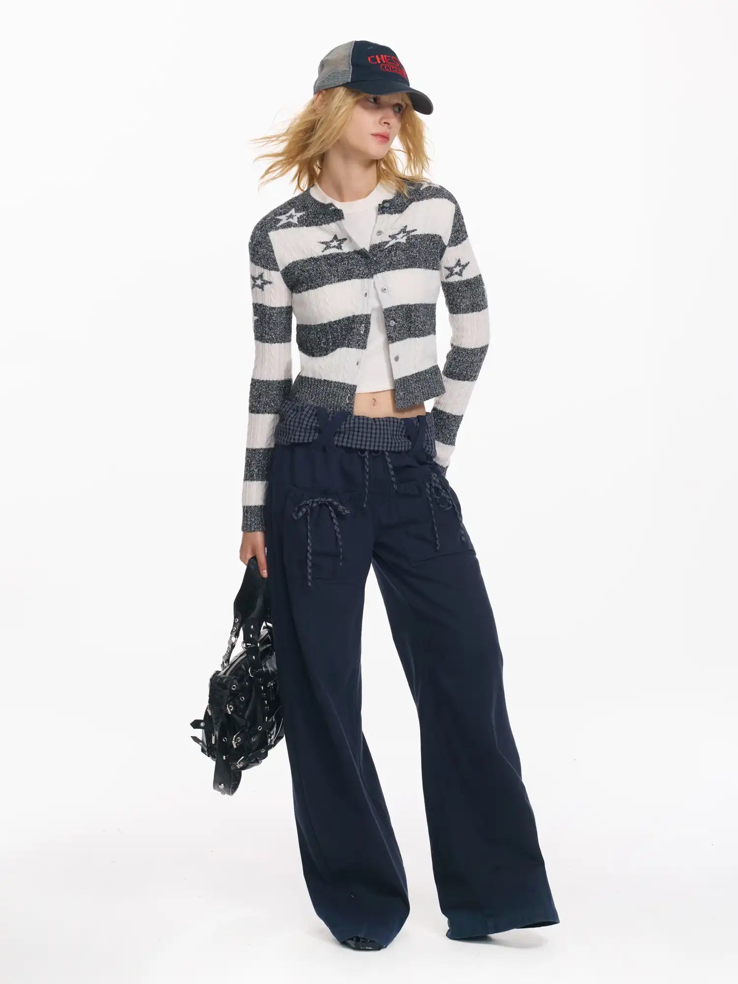 2th Desire Star Cable Knit Cardigan | Canton Collective