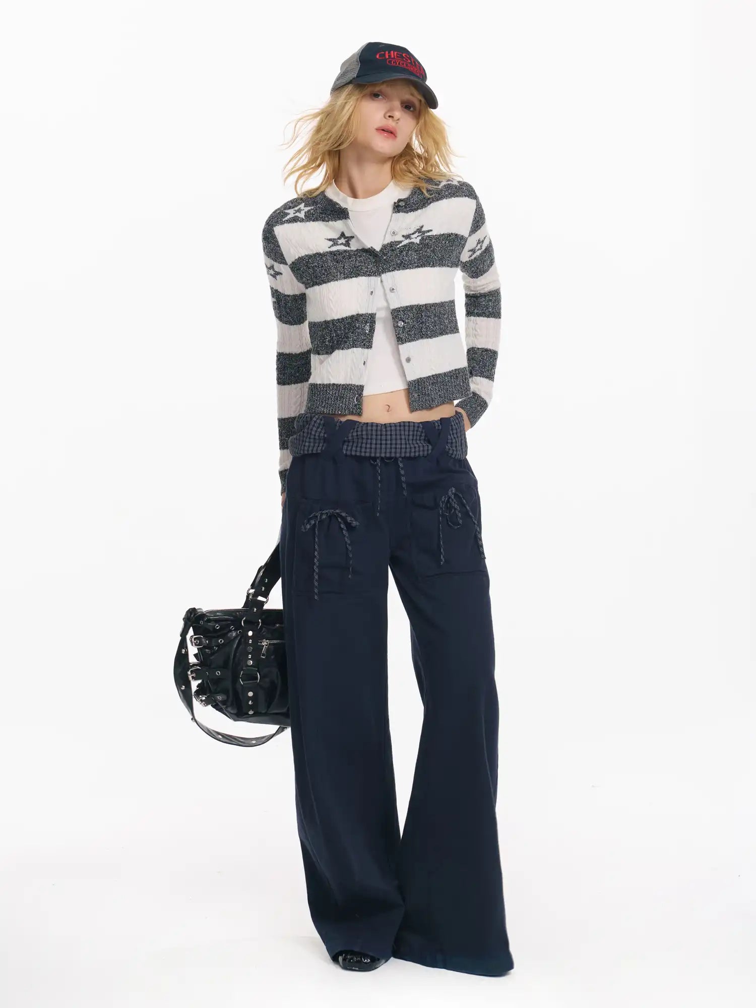 2th Desire Star Cable Knit Cardigan | Canton Collective