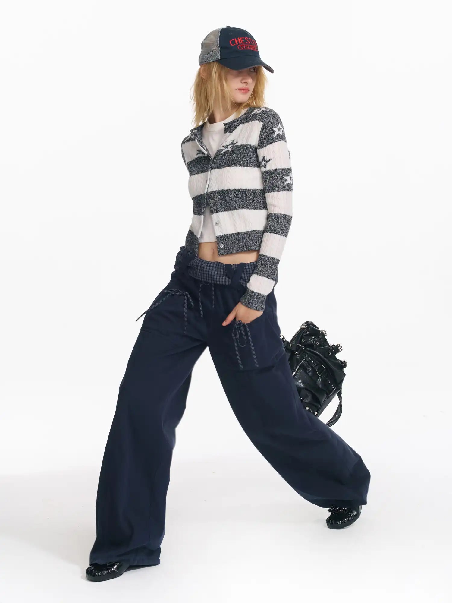 2th Desire Star Cable Knit Cardigan | Canton Collective