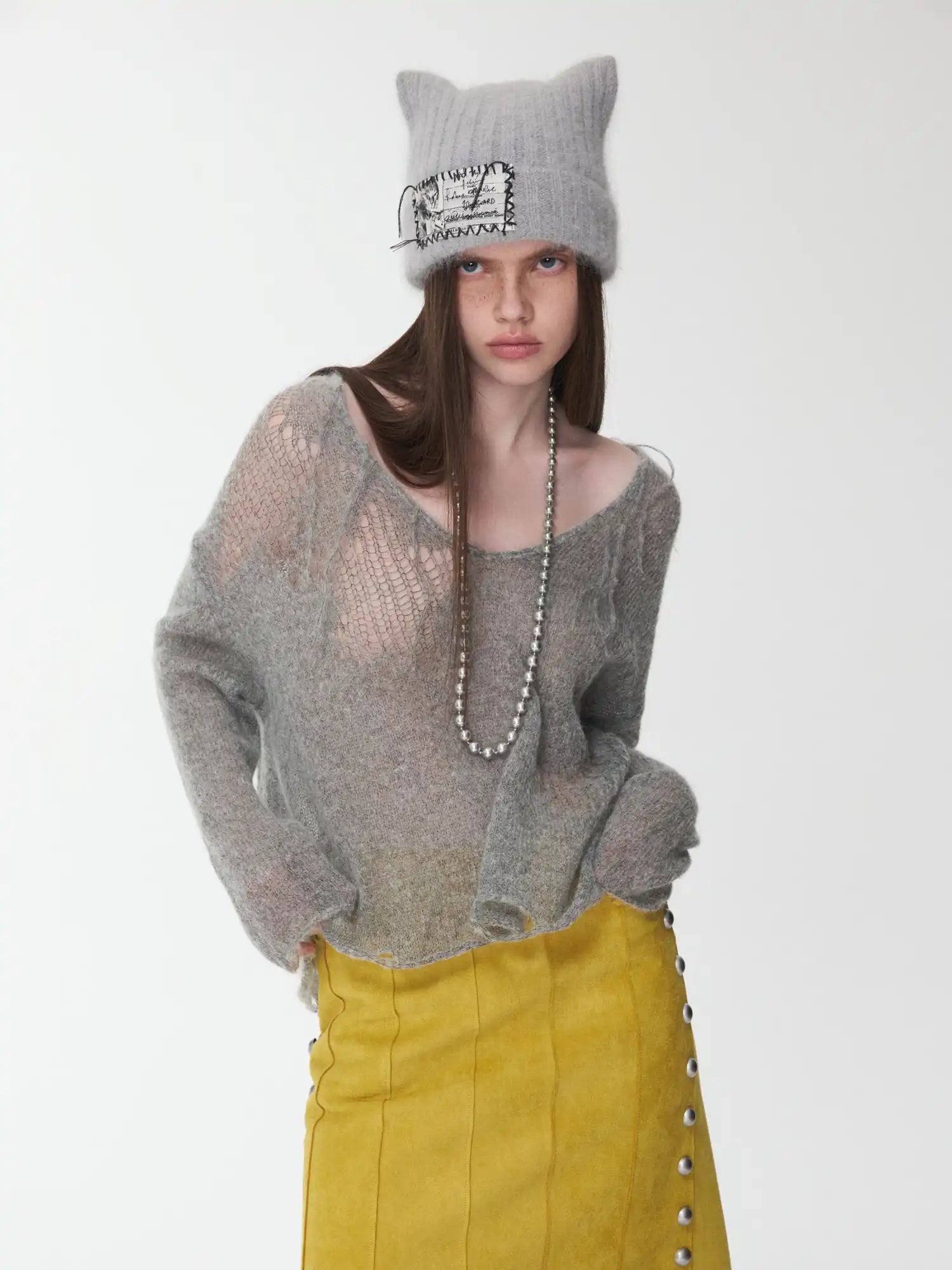 1Jinn Studio Star Cutout Knit Sweater | Canton Collective