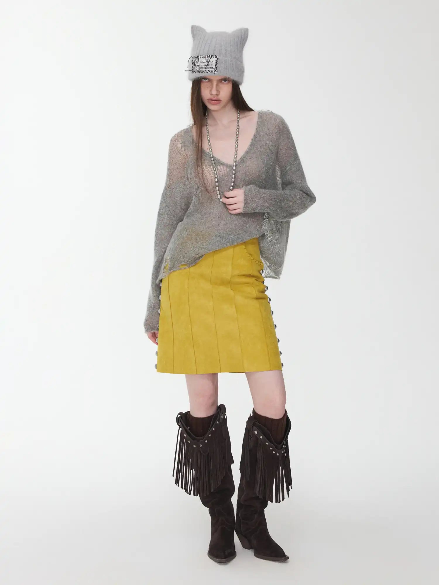 1Jinn Studio Star Cutout Knit Sweater | Canton Collective