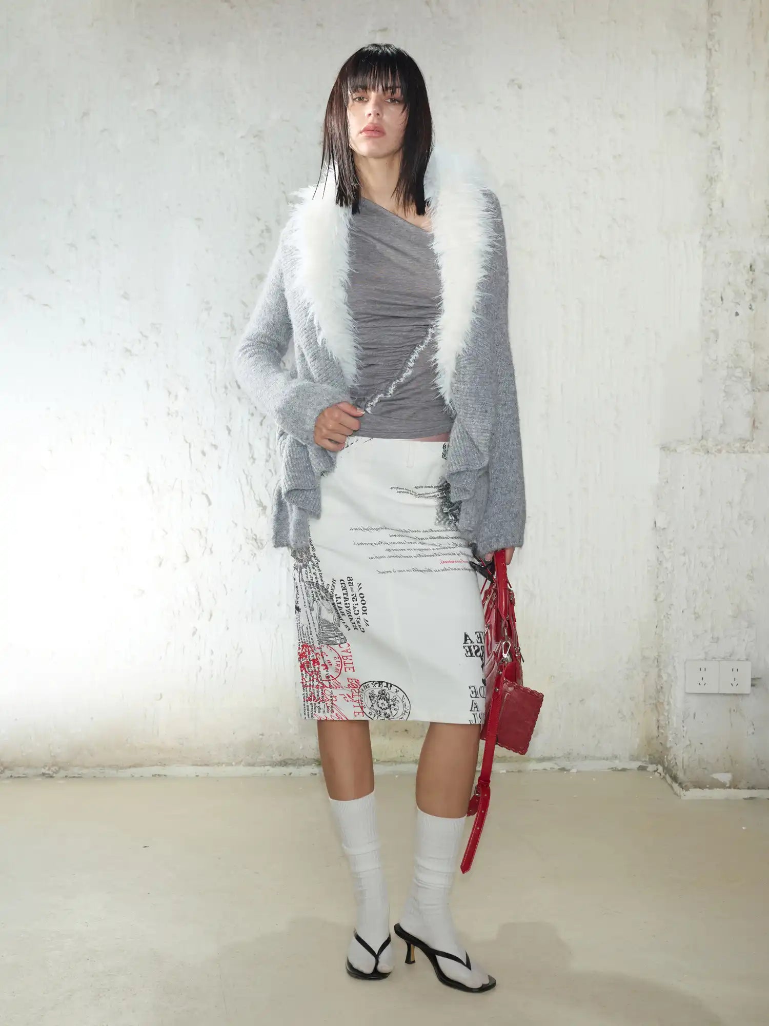 2th Desire Statement Print Skirt | Canton Collective