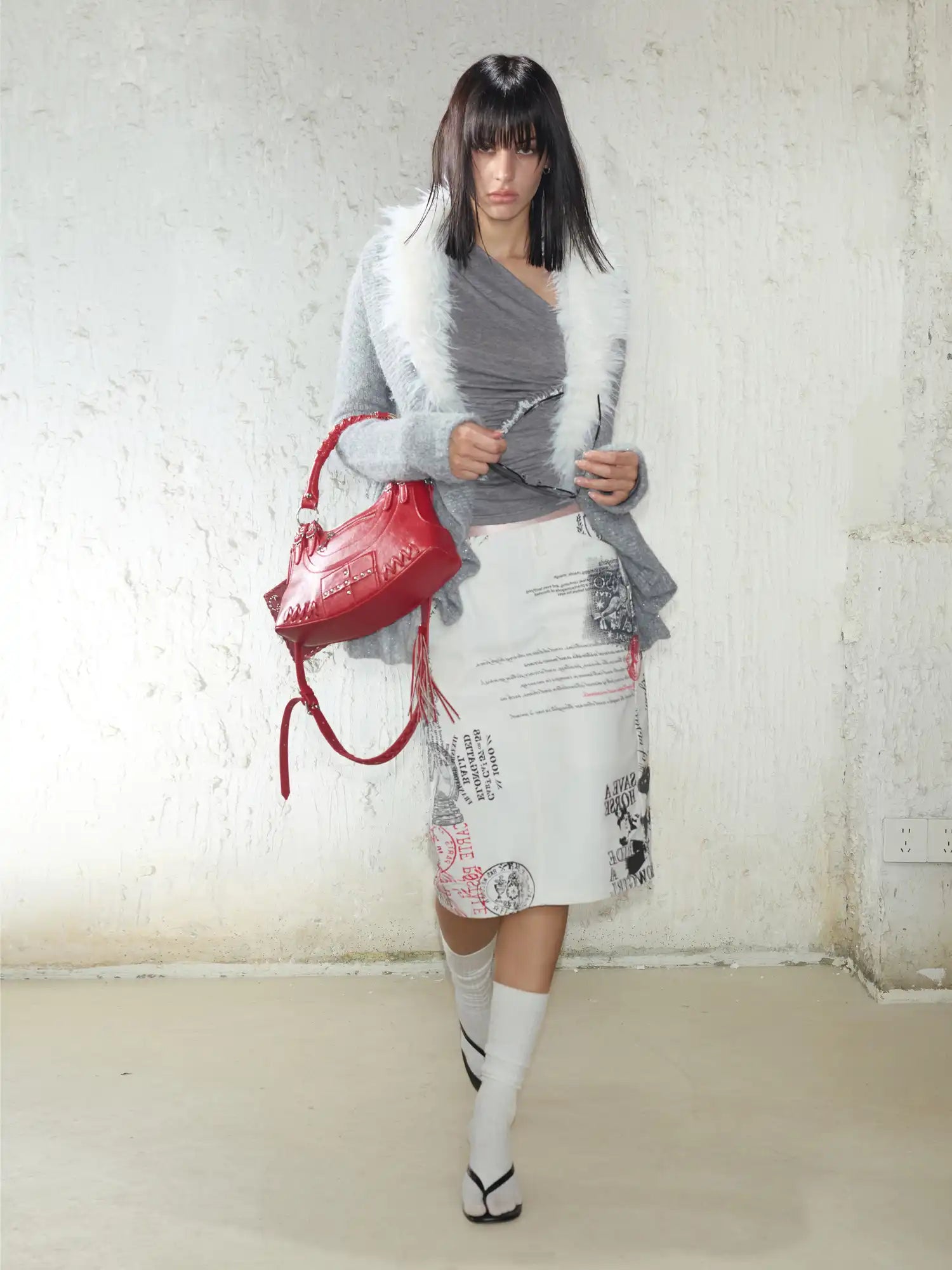 2th Desire Statement Print Skirt | Canton Collective